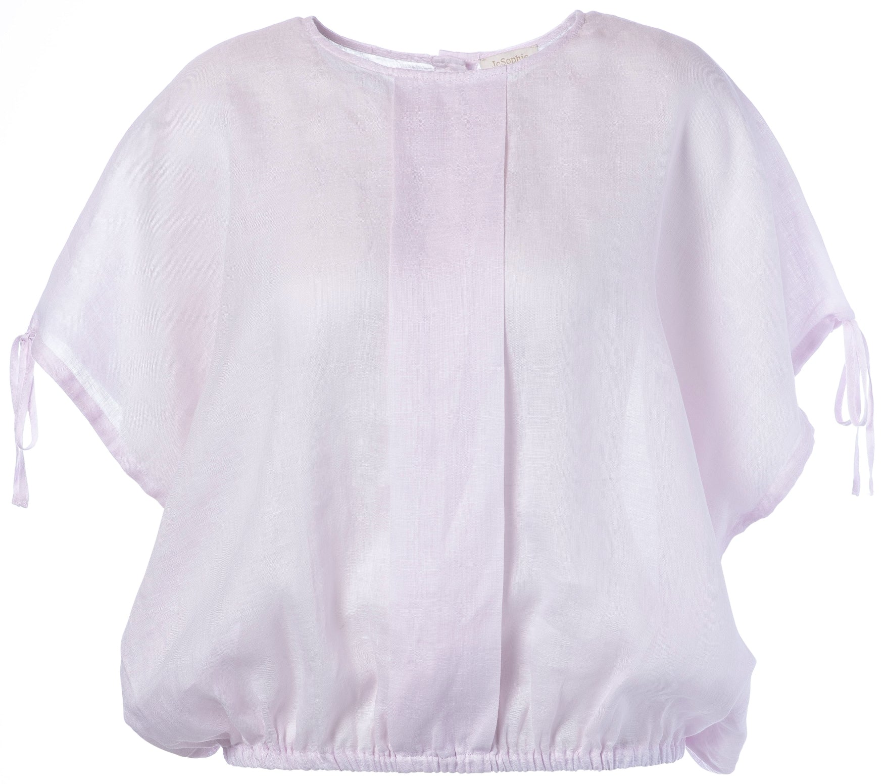 Luftige Ballonbluse mit Bindedetails