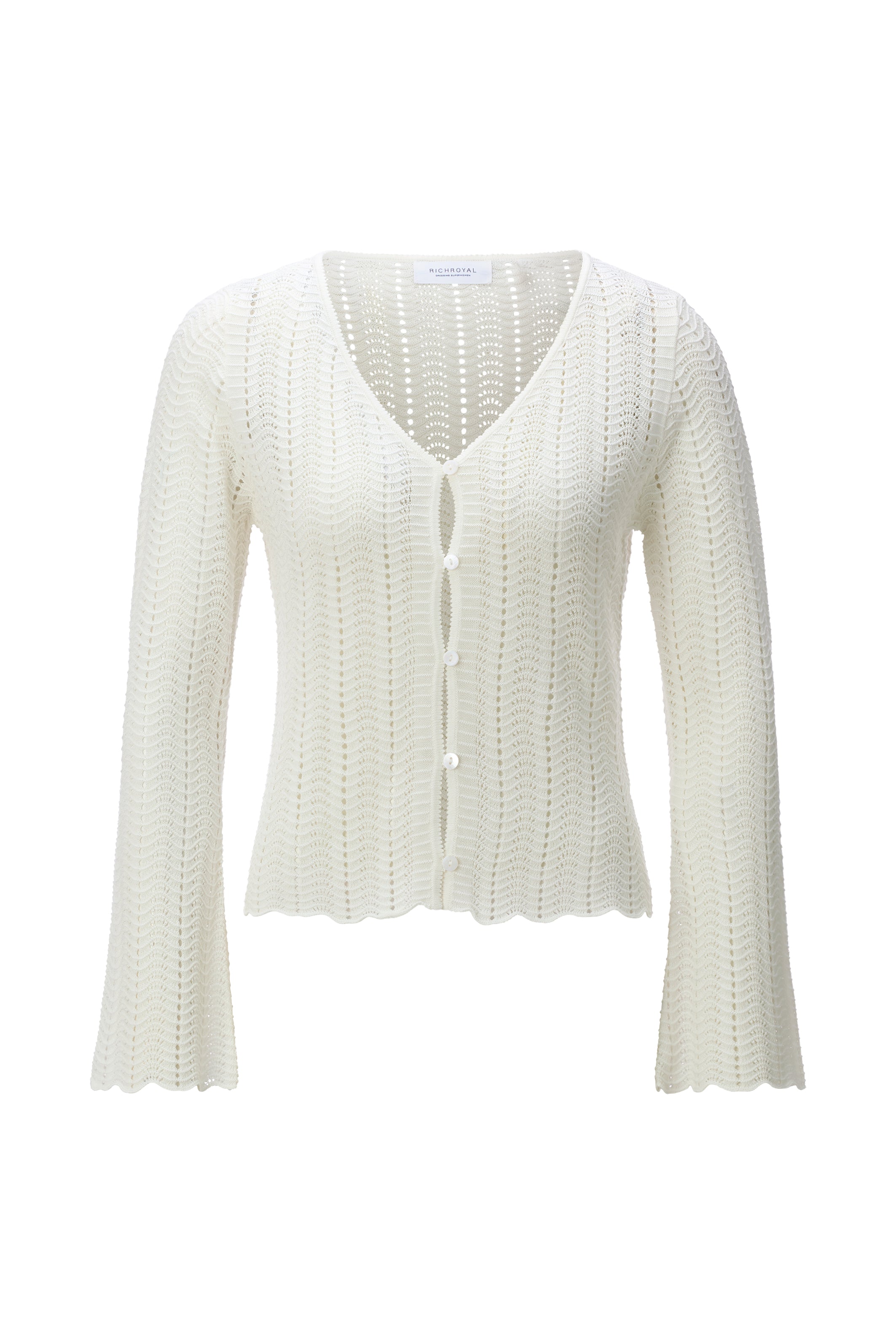 Romantischer Strickcardigan mit nostalgischem Flair