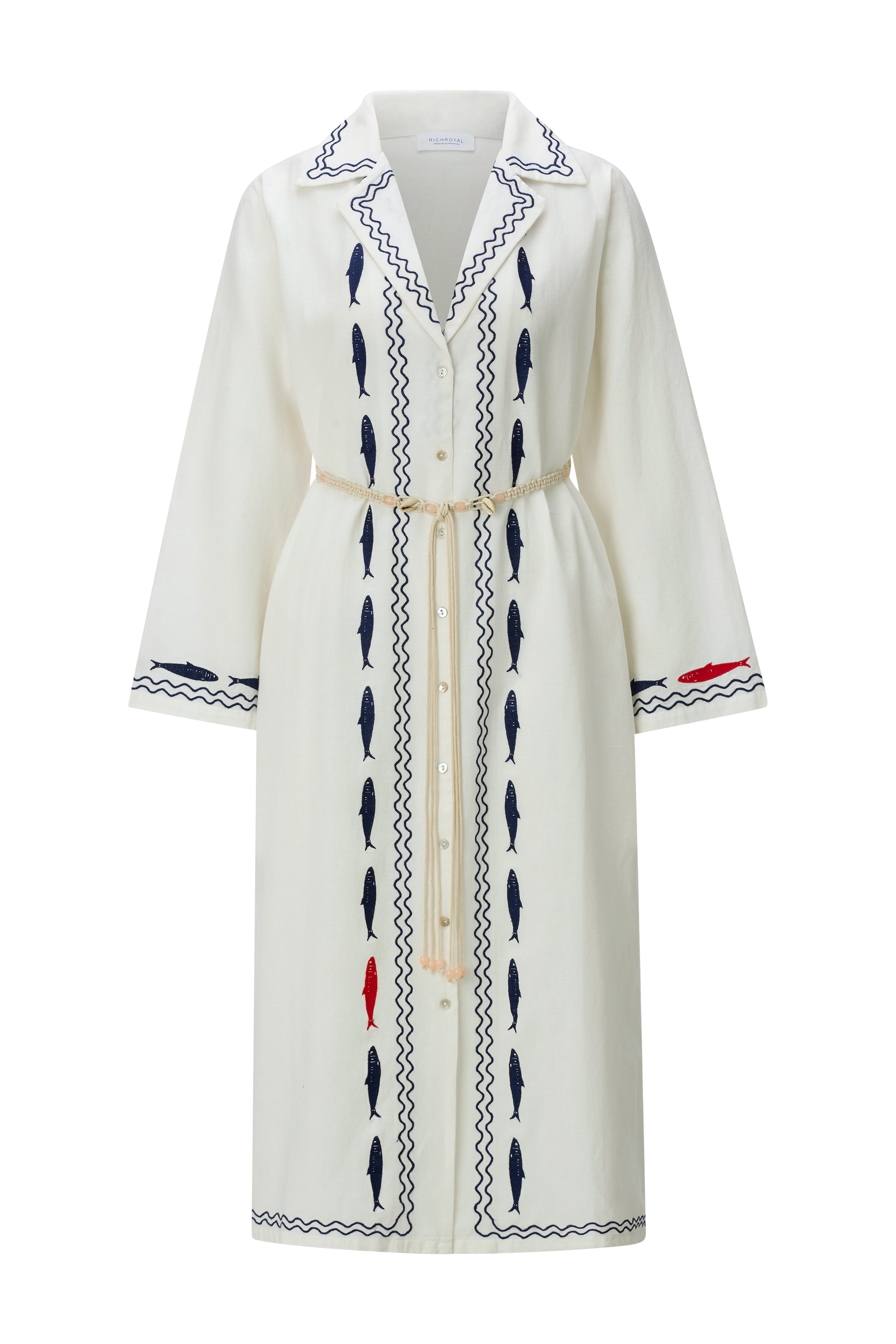 Dein besticktes Leinen-Blusenkleid