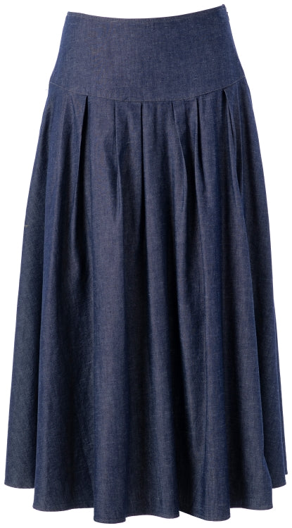 Langer Jeansrock in A-Linie – Zeitlos & vielseitig