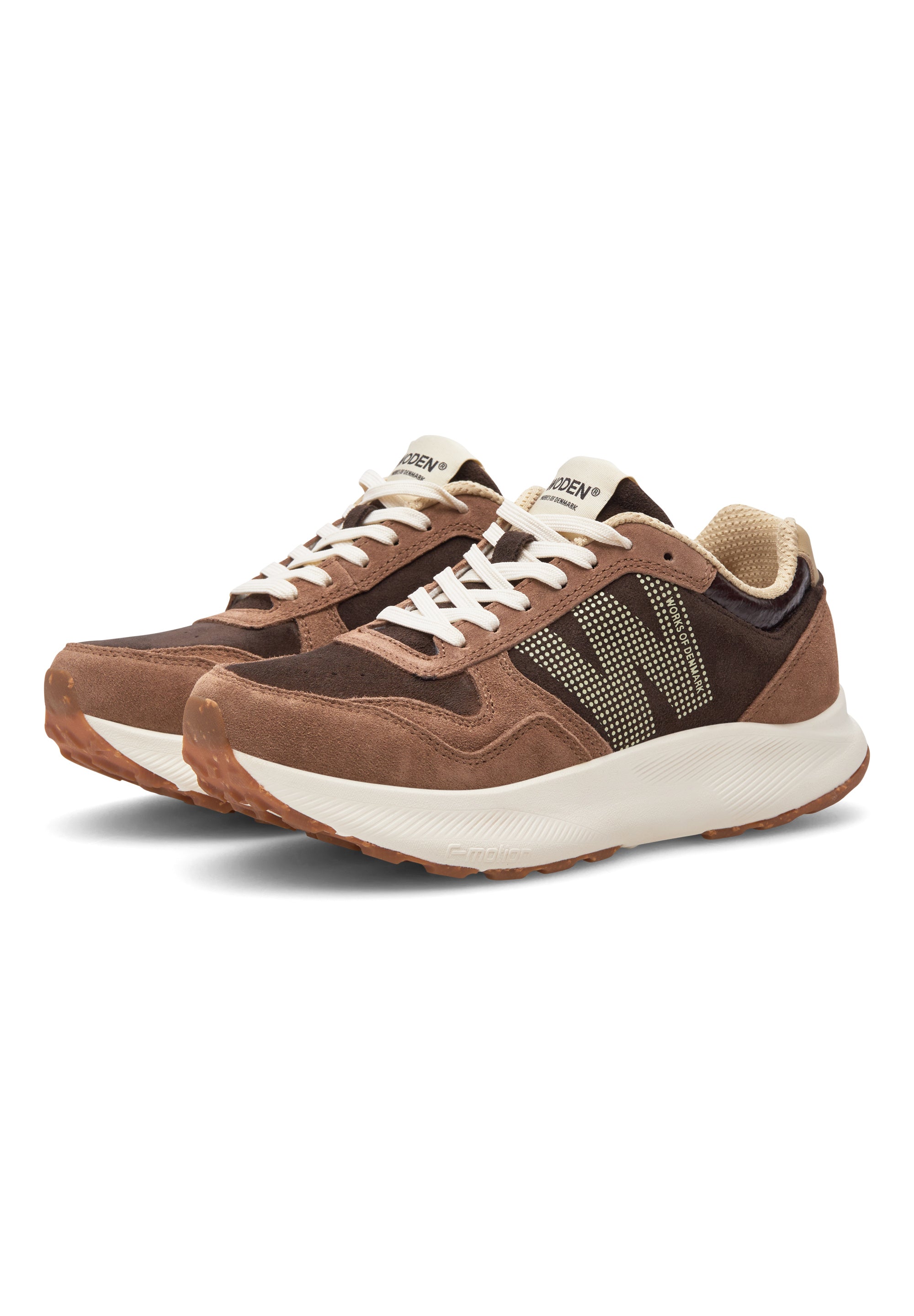 Mathilde Runner Suede Chocolate Multi