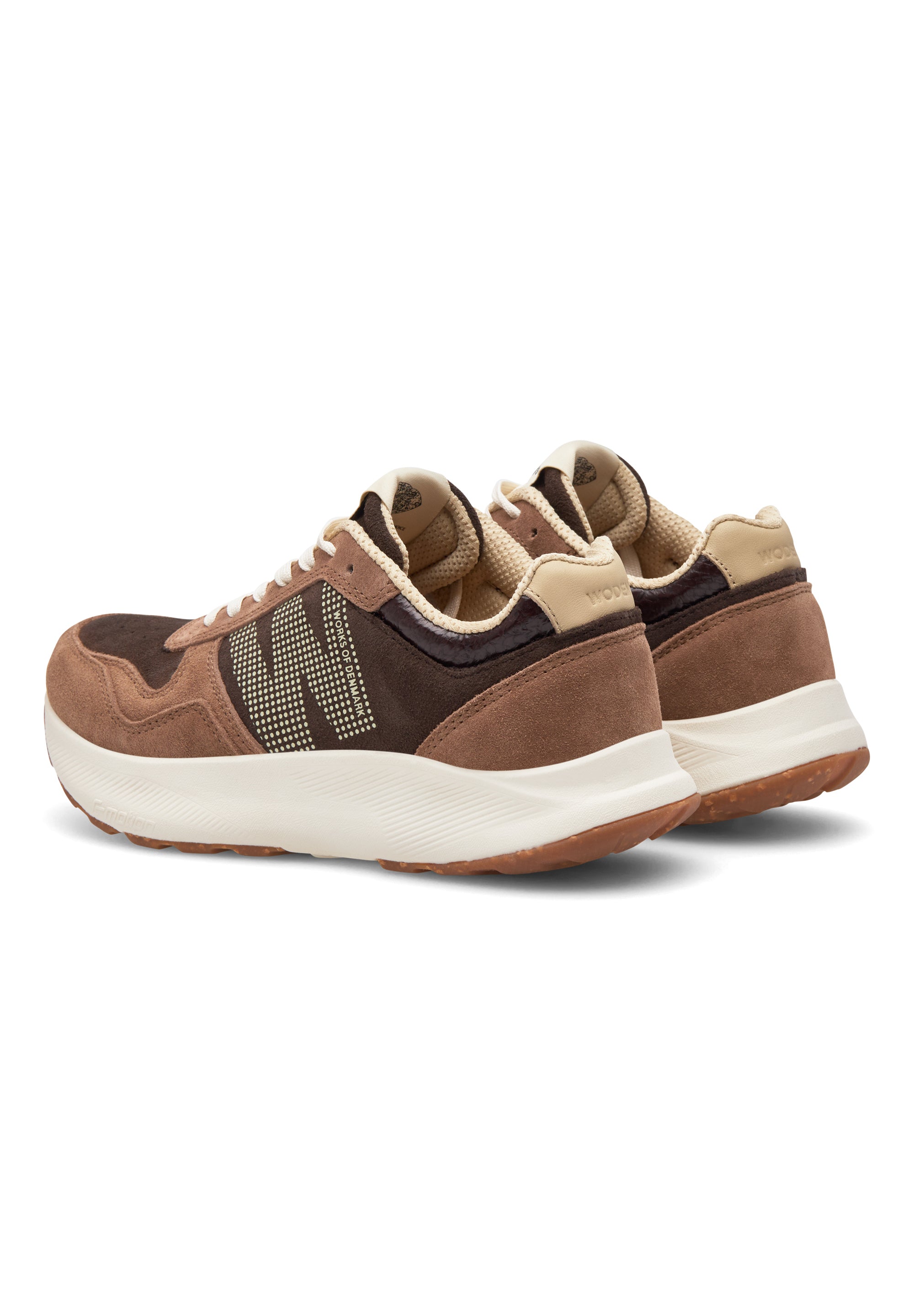 Mathilde Runner Suede Chocolate Multi