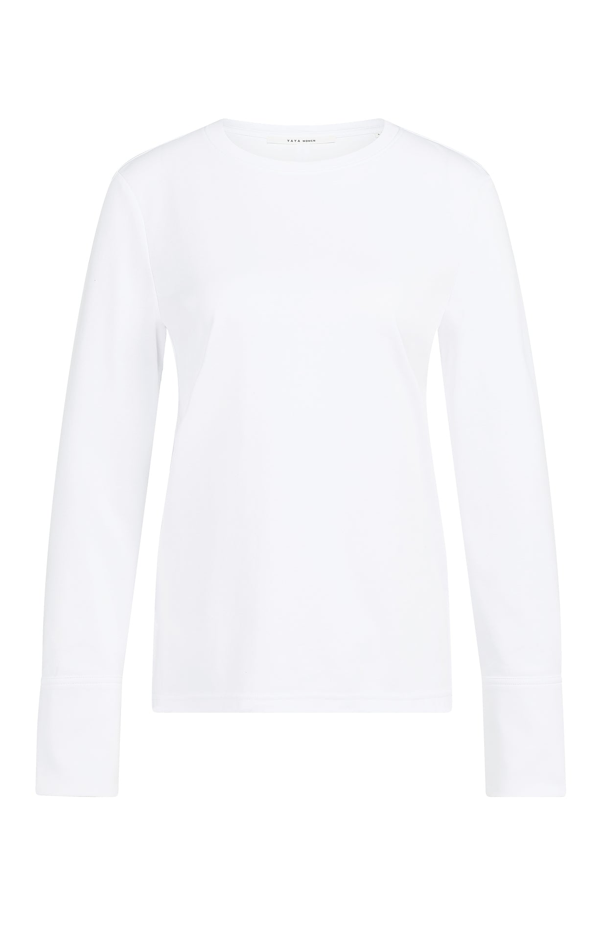 Cleanisiertes Longshirt mit Web-Bündchen