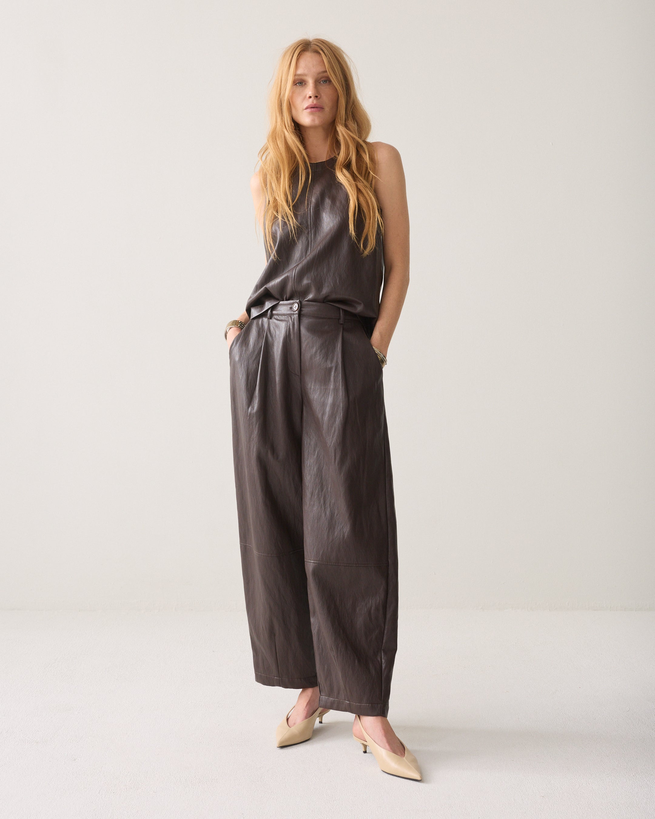 Kunstleder Ballonhose