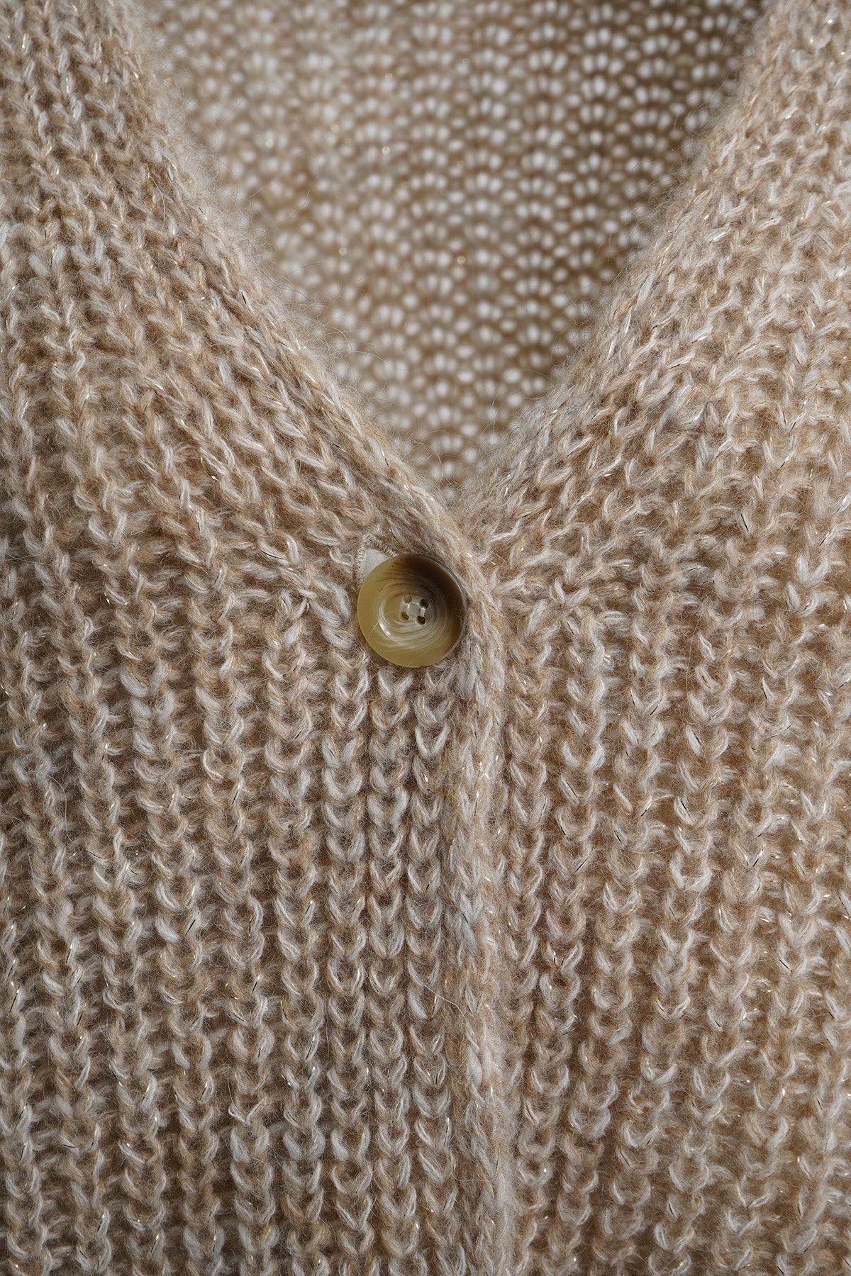 Der Cardigan mit Einknopf-Verschluss