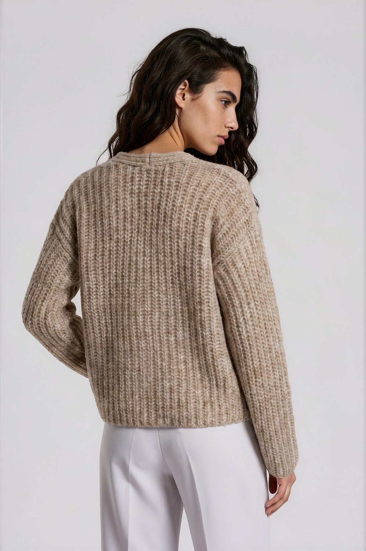 Der Cardigan mit Einknopf-Verschluss