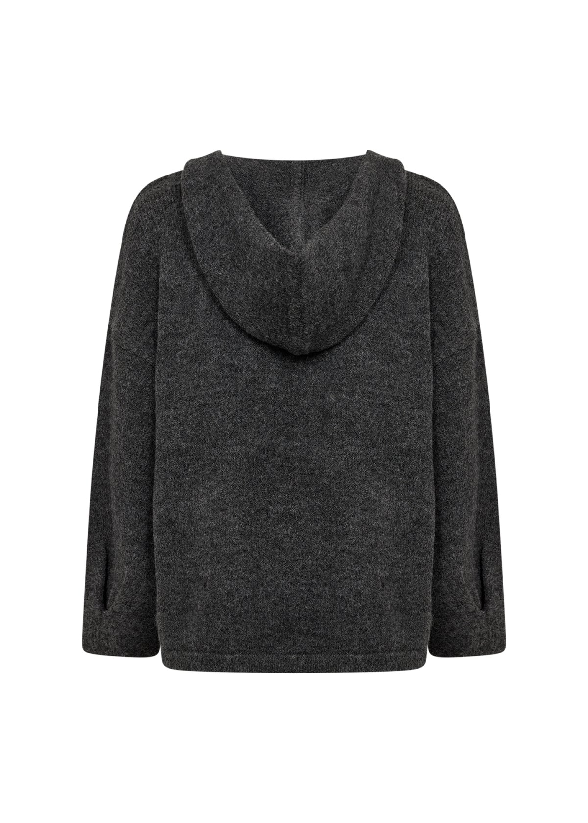 Die Kapuzen-Strickjacke