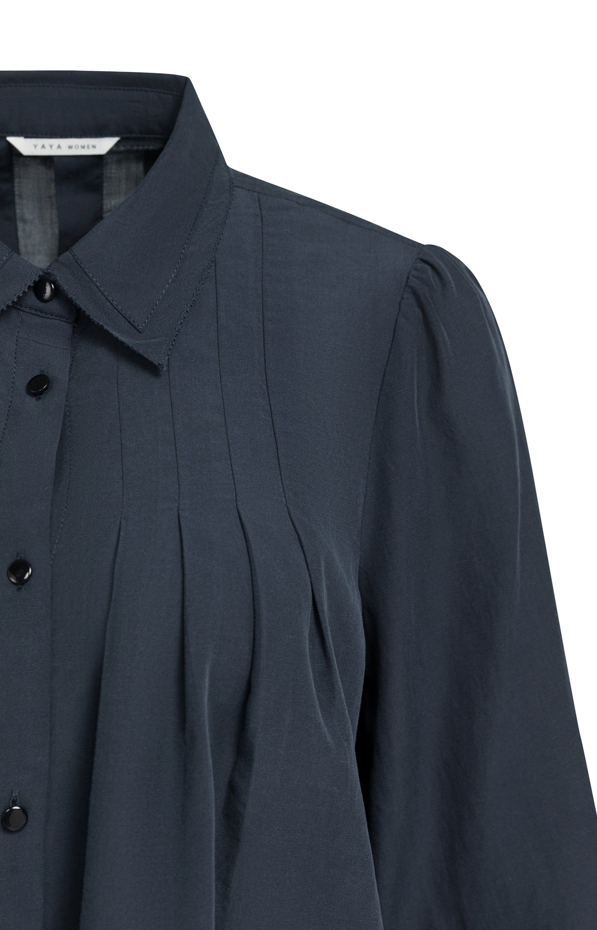 Die plissierte Chiffonbluse