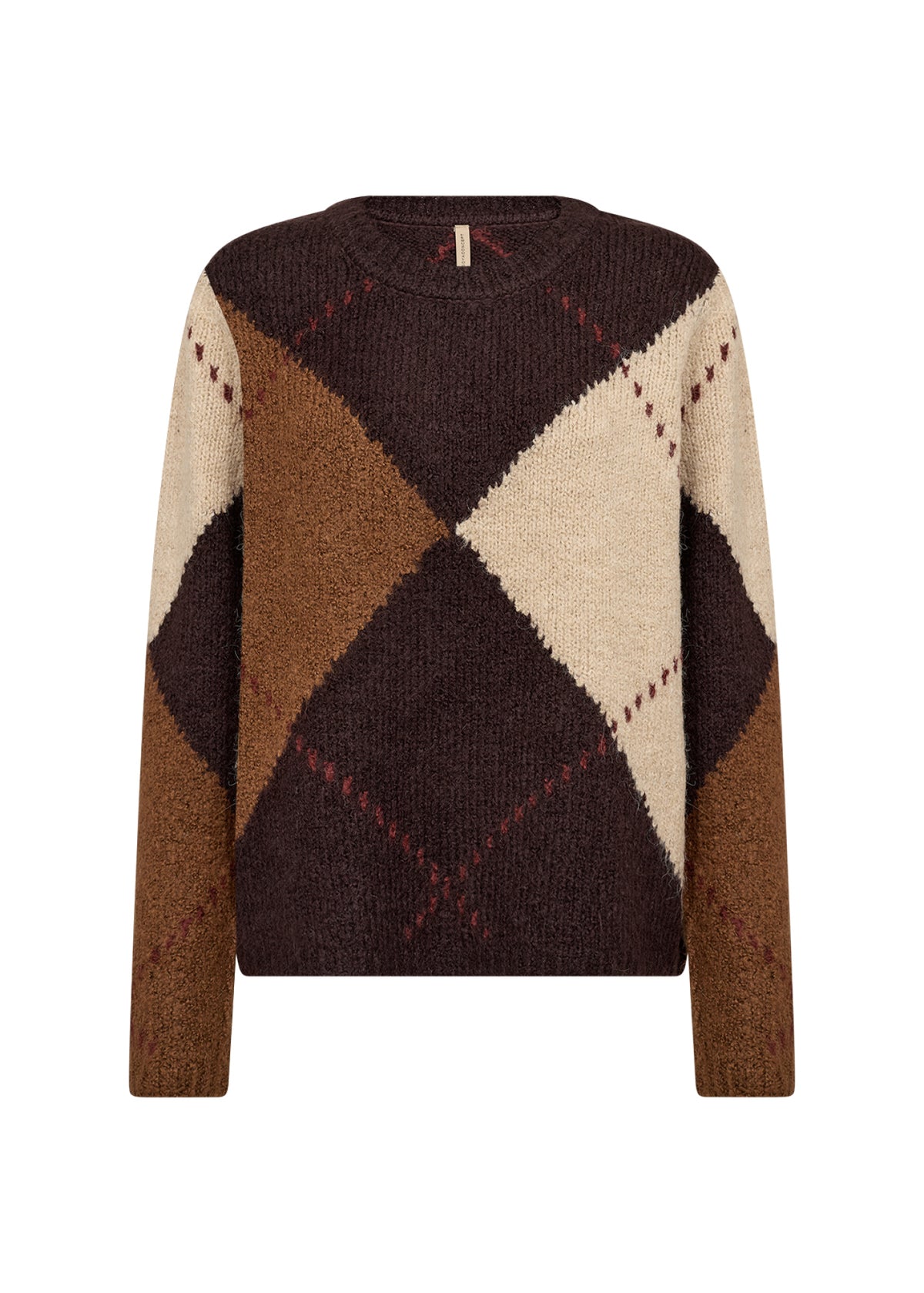 Strickpullover mit Argyle-Rautenmuster