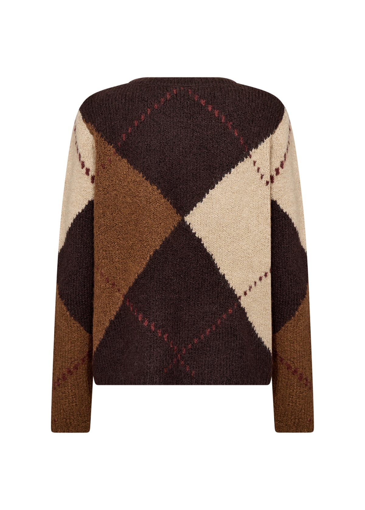 Strickpullover mit Argyle-Rautenmuster