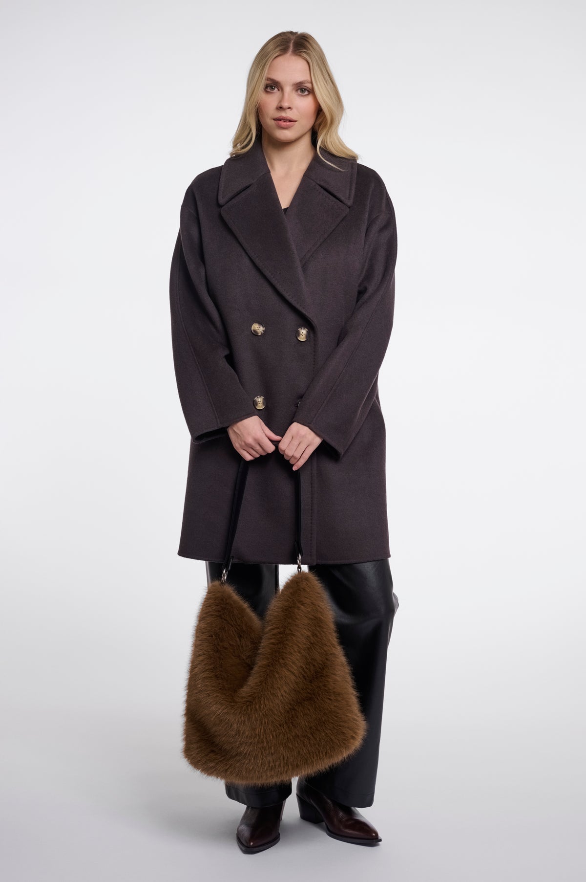 Die Faux-Fur Tasche Noura