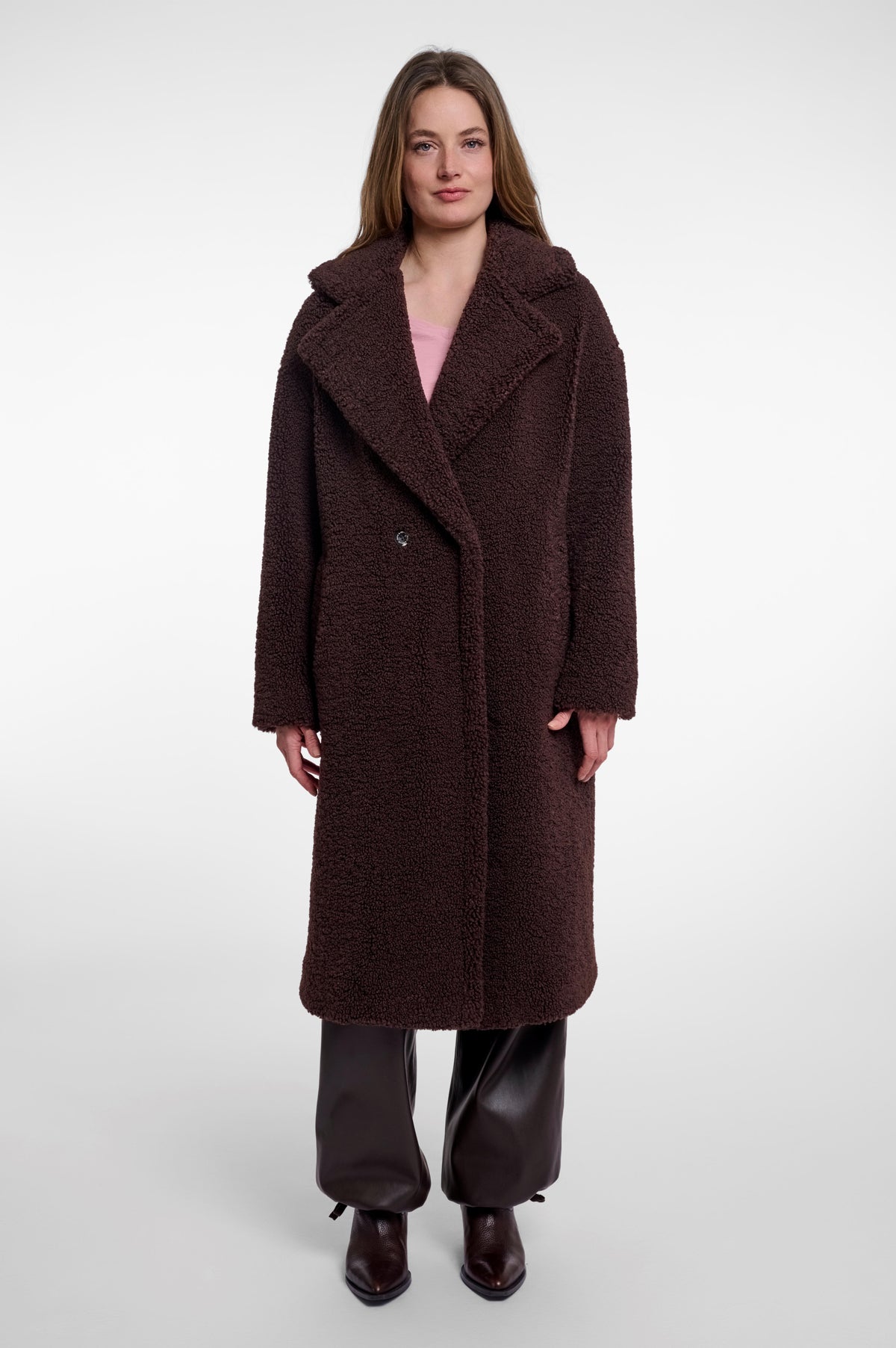 Der Oversized Teddy-Mantel Elicia