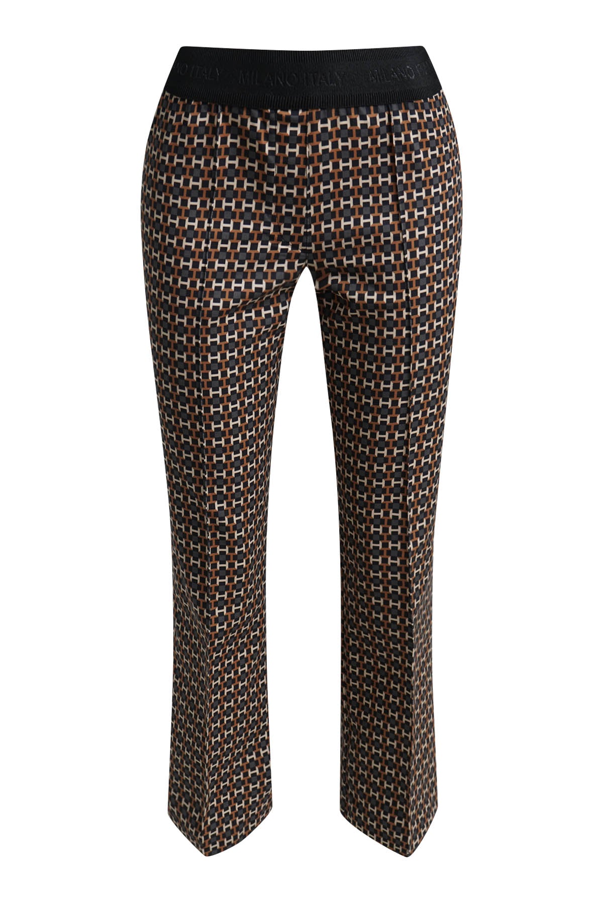 Die gemusterte Jerseyhose