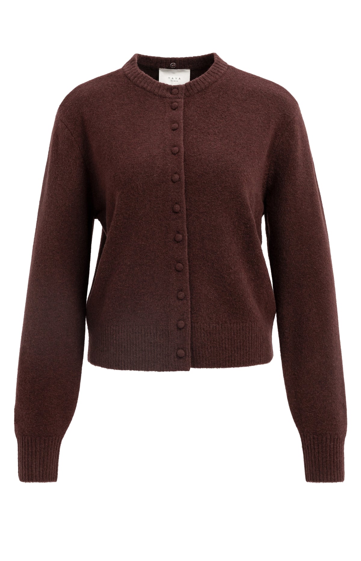 Der Feinstrick-Cardigan mit Wechselkragen