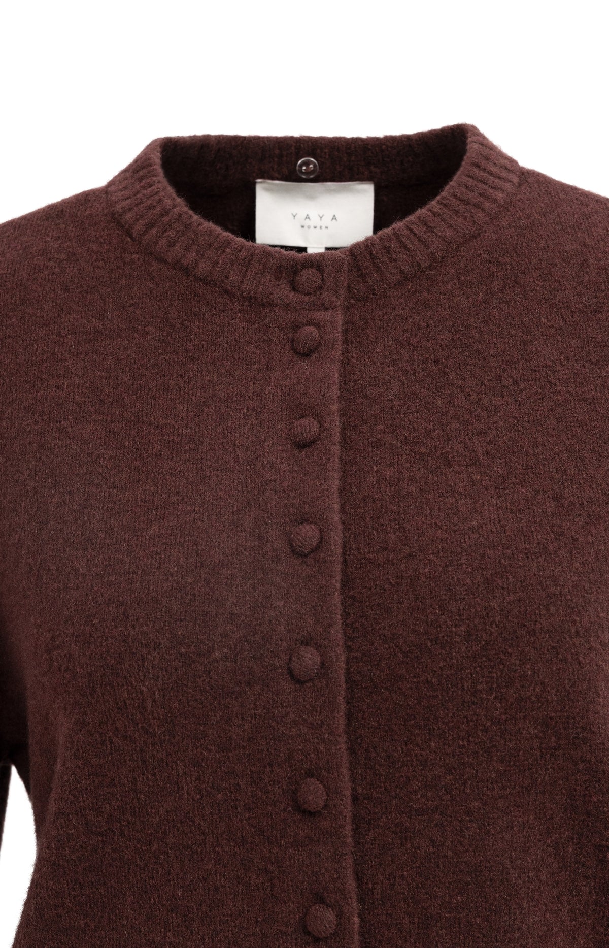 Der Feinstrick-Cardigan mit Wechselkragen