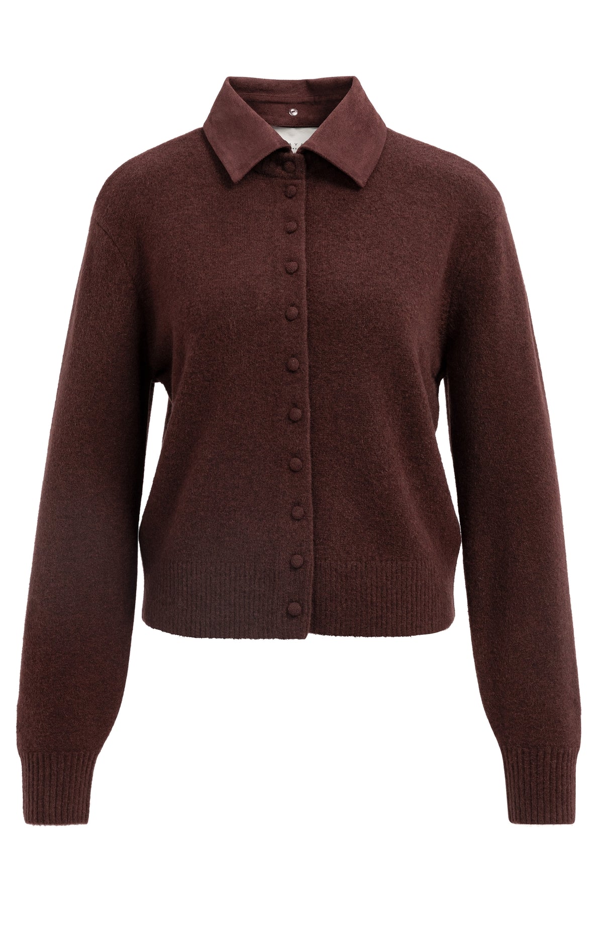 Der Feinstrick-Cardigan mit Wechselkragen