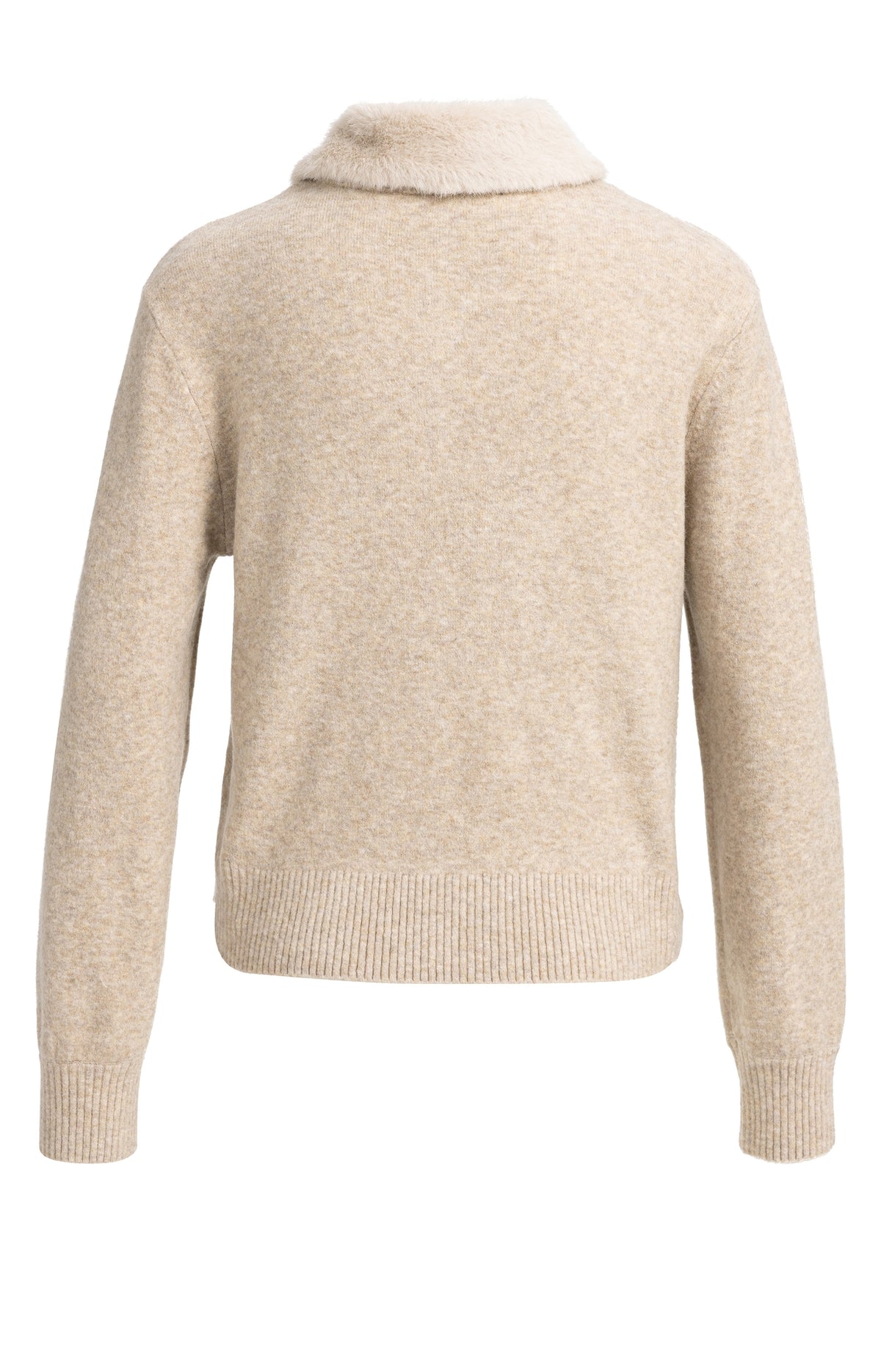 Der Feinstrick-Cardigan mit Wechselkragen