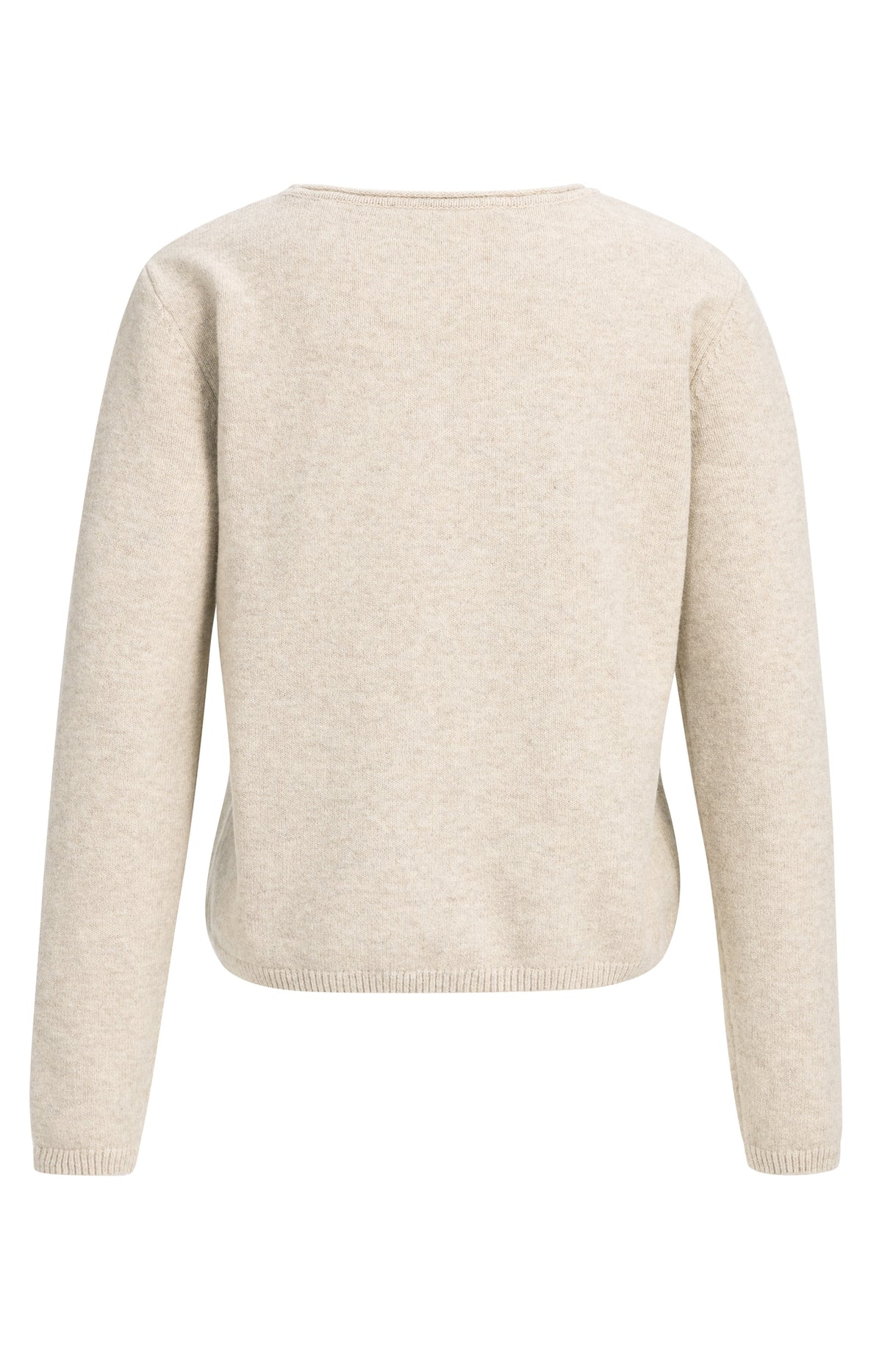Der Feinstrickpullover mit abnehmbarem Kragen