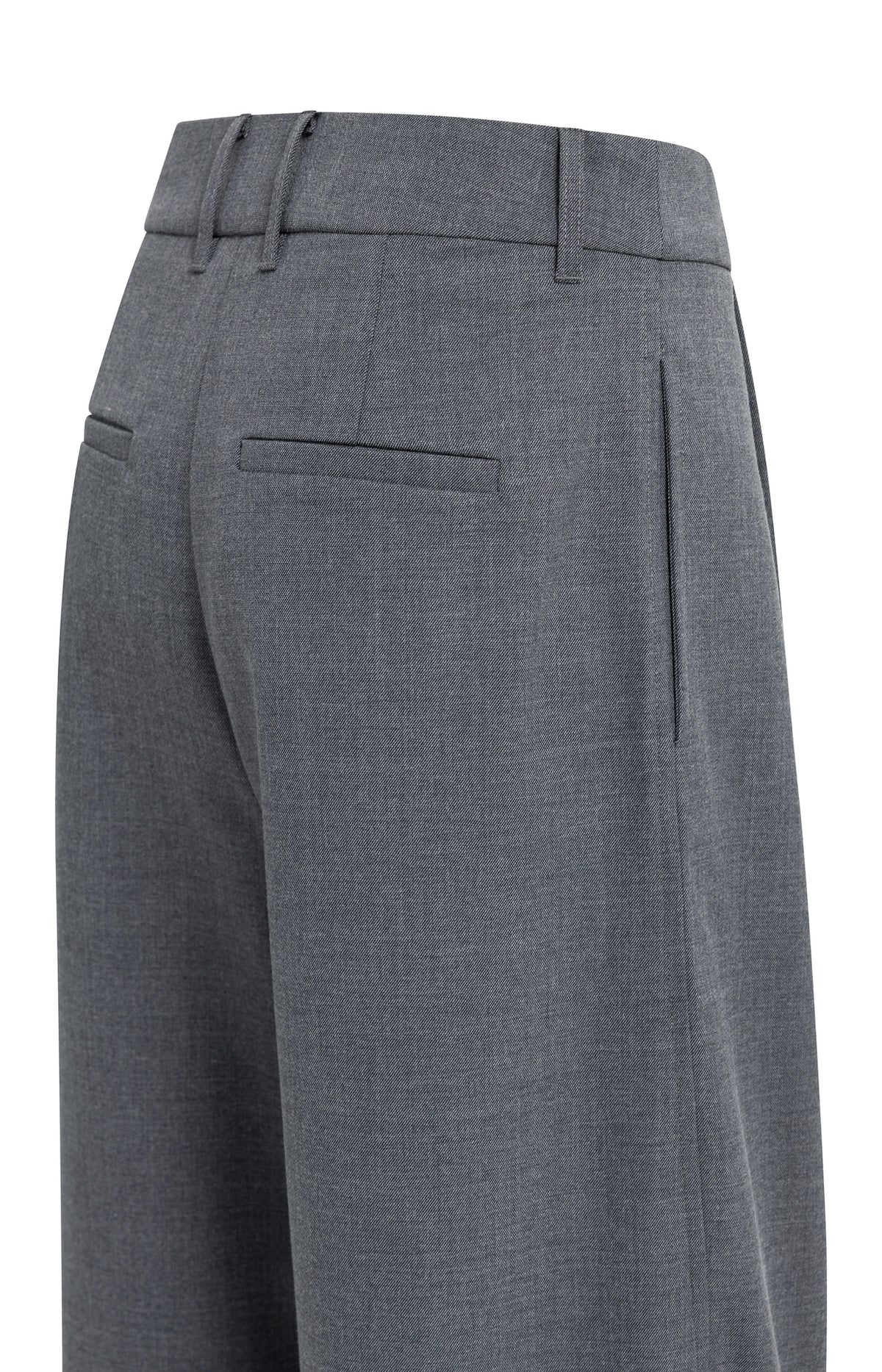 Die gewebte Barrel-Leg-Hose