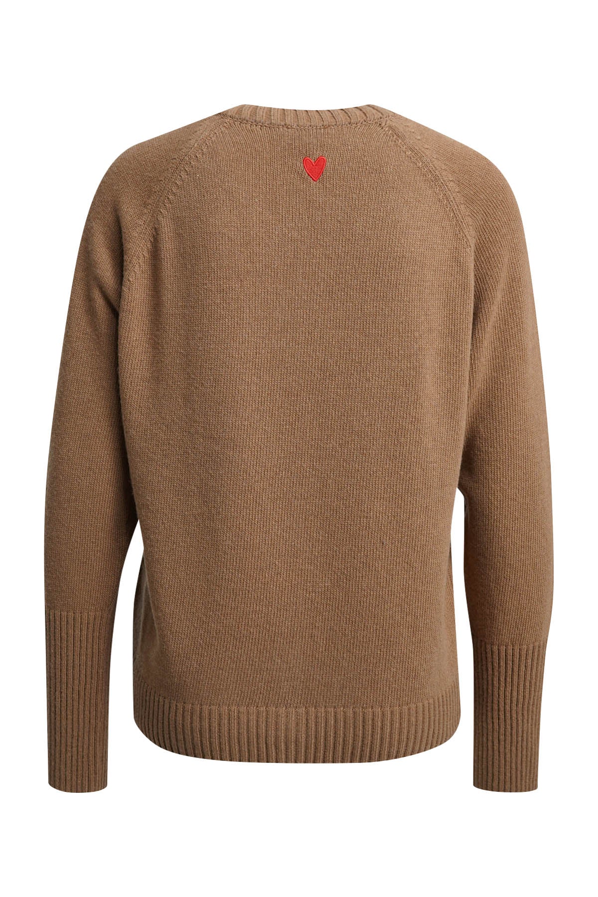 Die Feinstrickjacke mit Rundhals