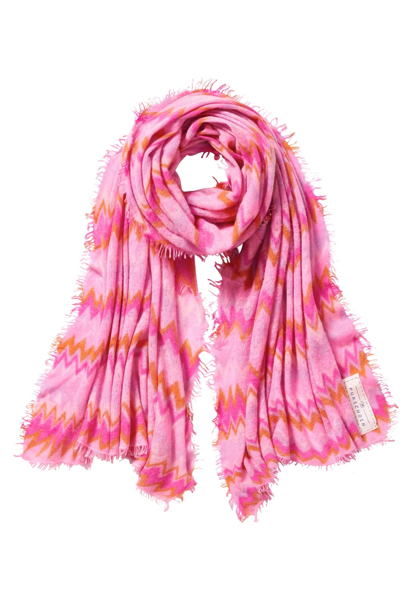 Cashmere Schal Flamingo-Rose