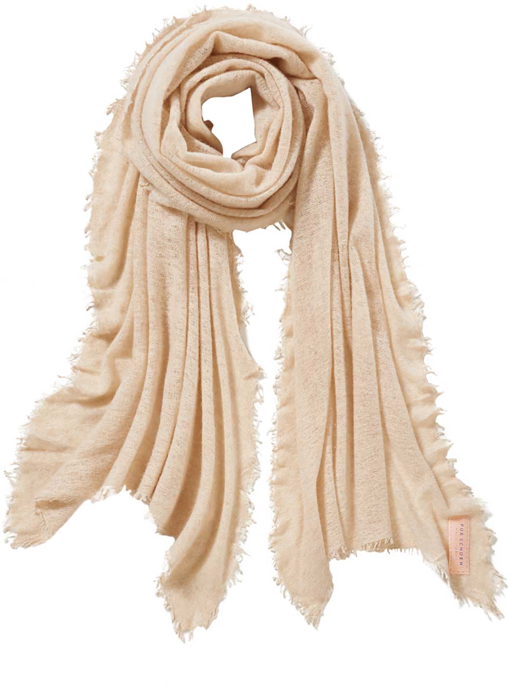 Chasmere Schal Hell Beige