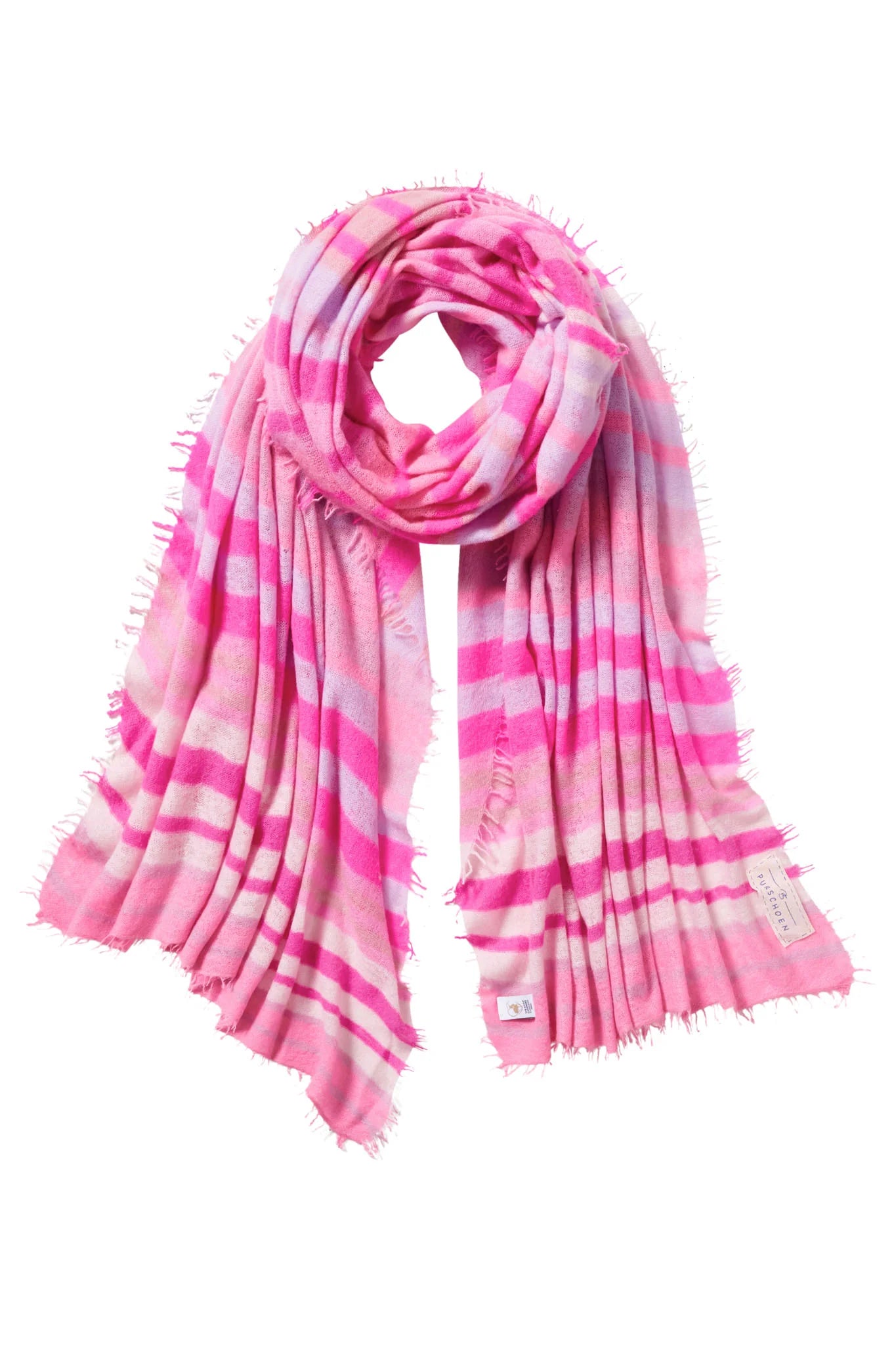 Cashmere Schal Rainbow Pink Dream