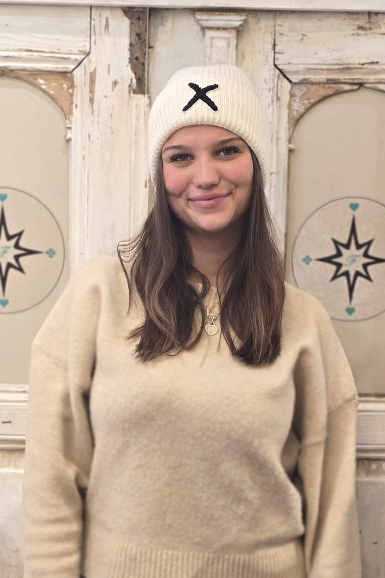 Mütze LUMI X Black Ecru