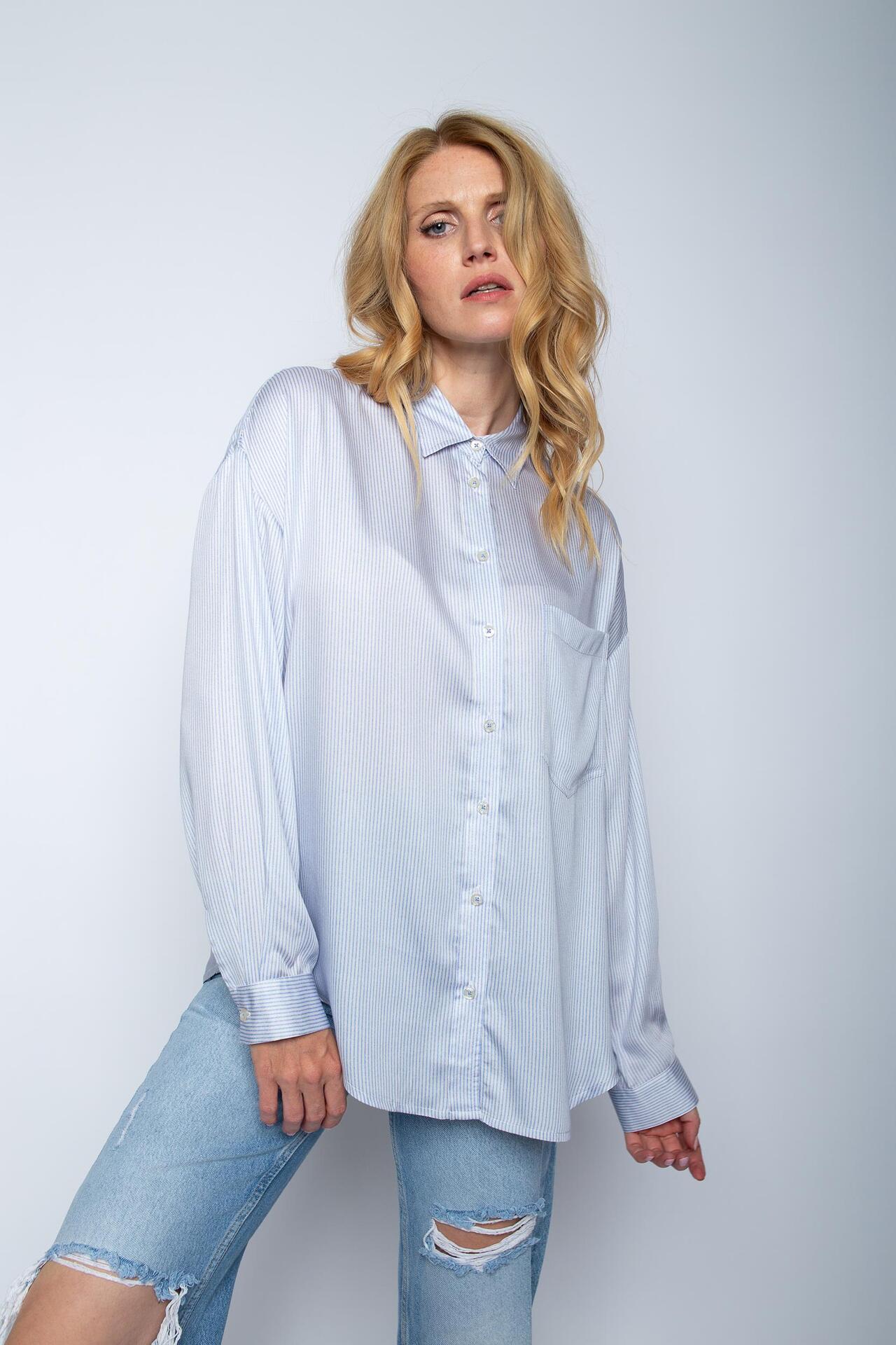 Lässige Oversize Hemdbluse -Emily van den Bergh