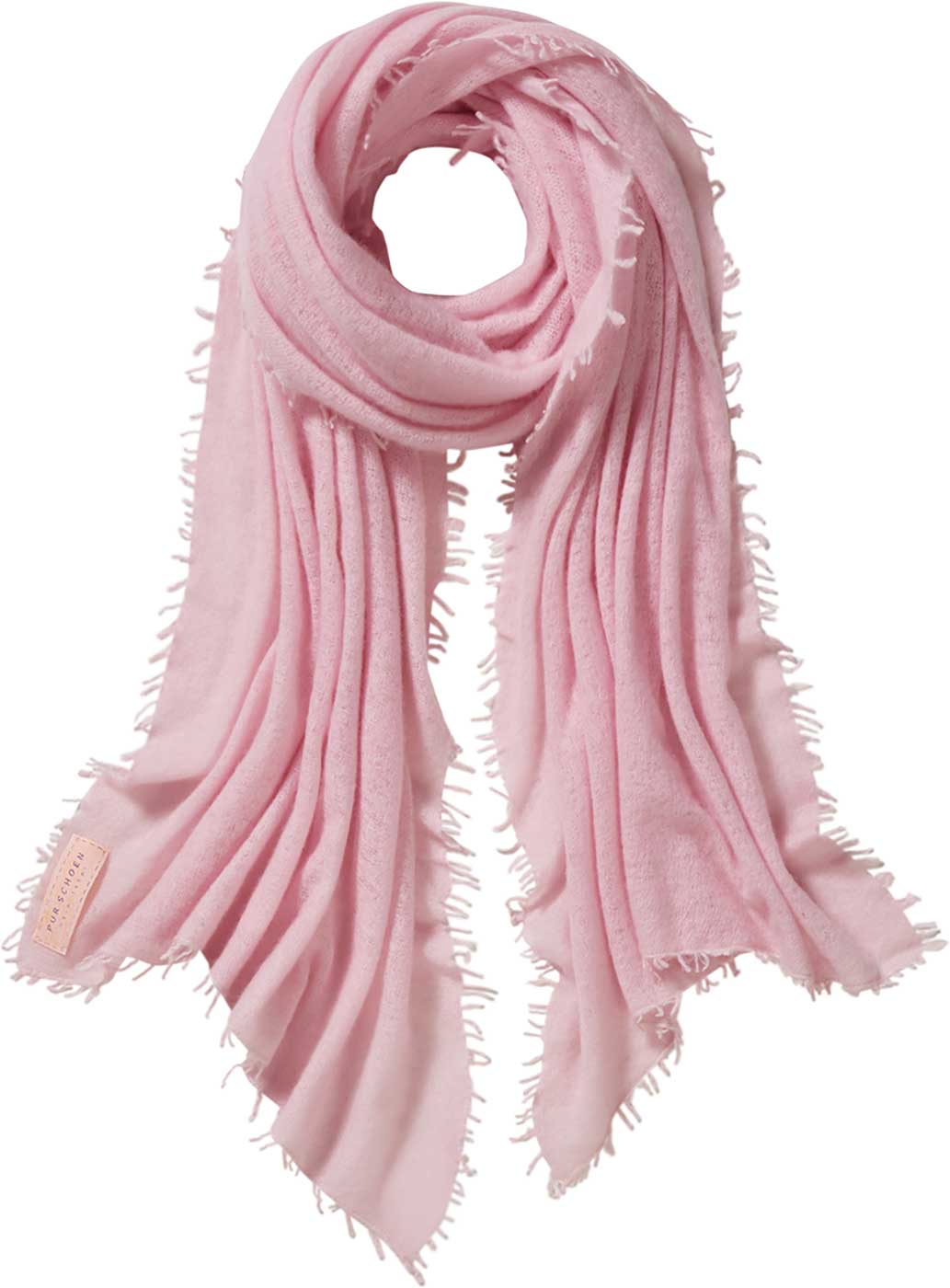 Cashmere  Schal Hell Rose