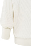 Jacquard-Pullover mit U-Boot-Ausschnitt
