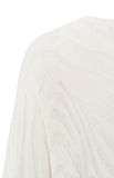 Jacquard-Pullover mit U-Boot-Ausschnitt