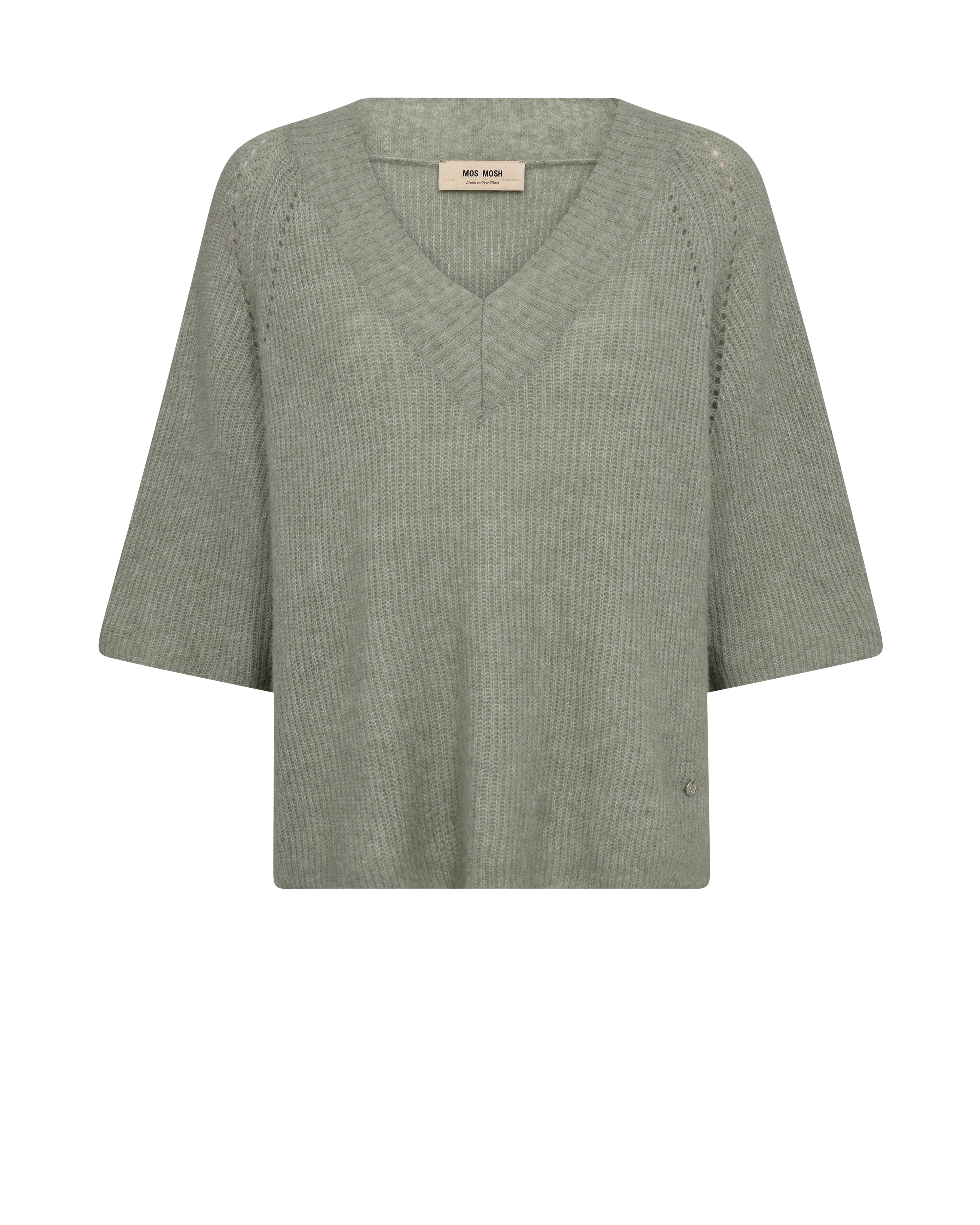 Strickpullover kurzarm
