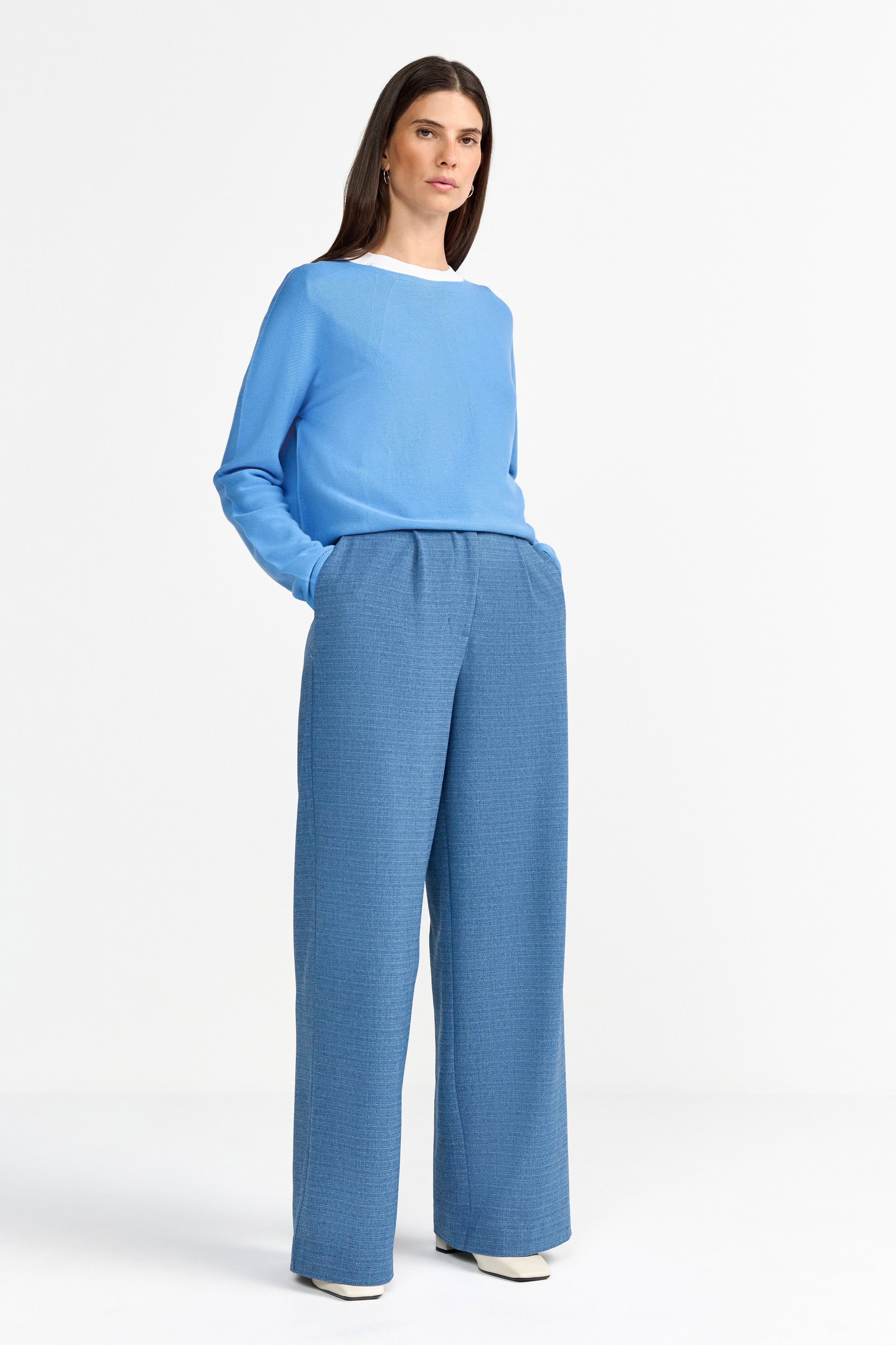 Feinstrickpullover mit Crewneck