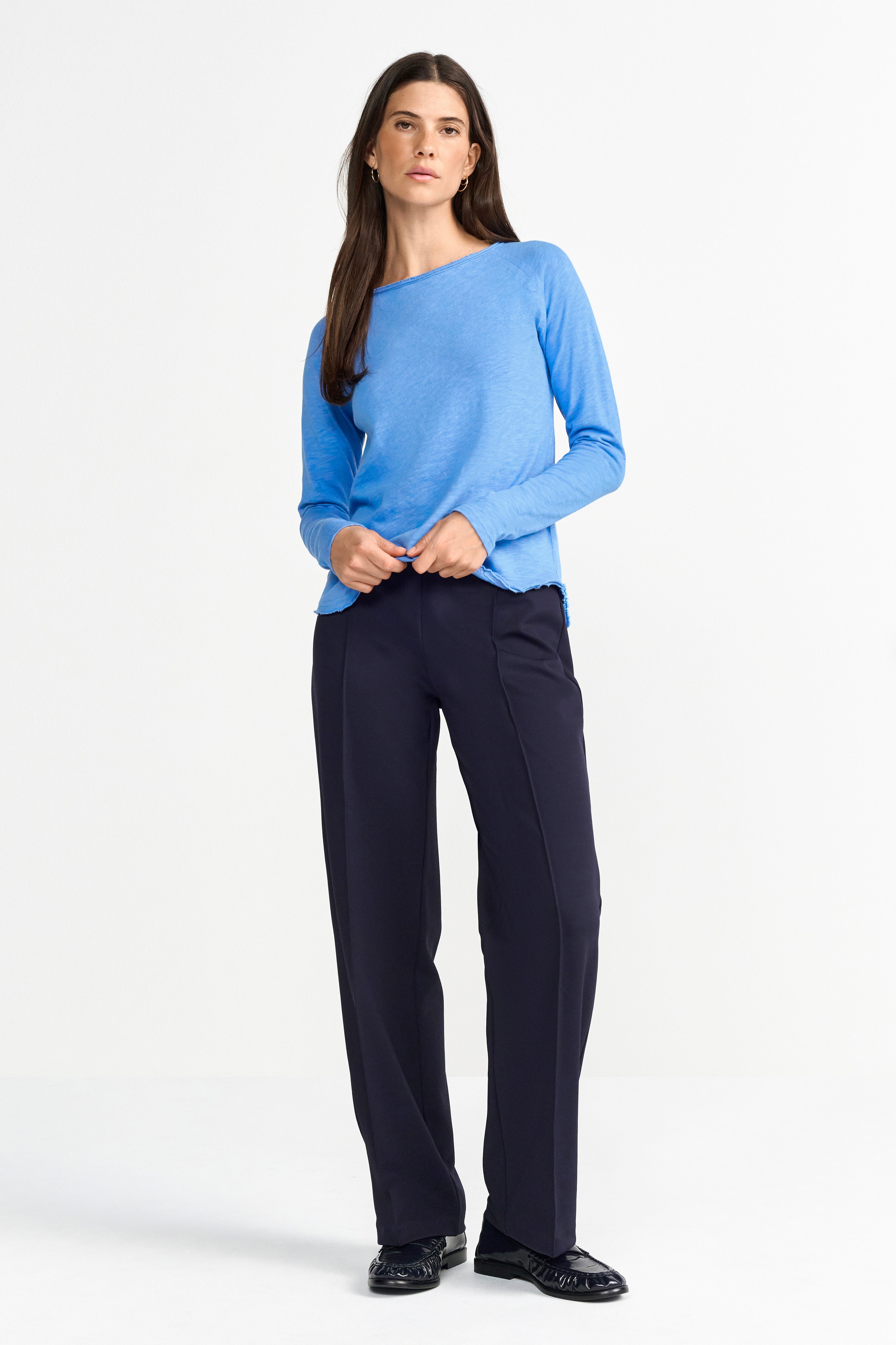 Longsleeve aus Baumwolle