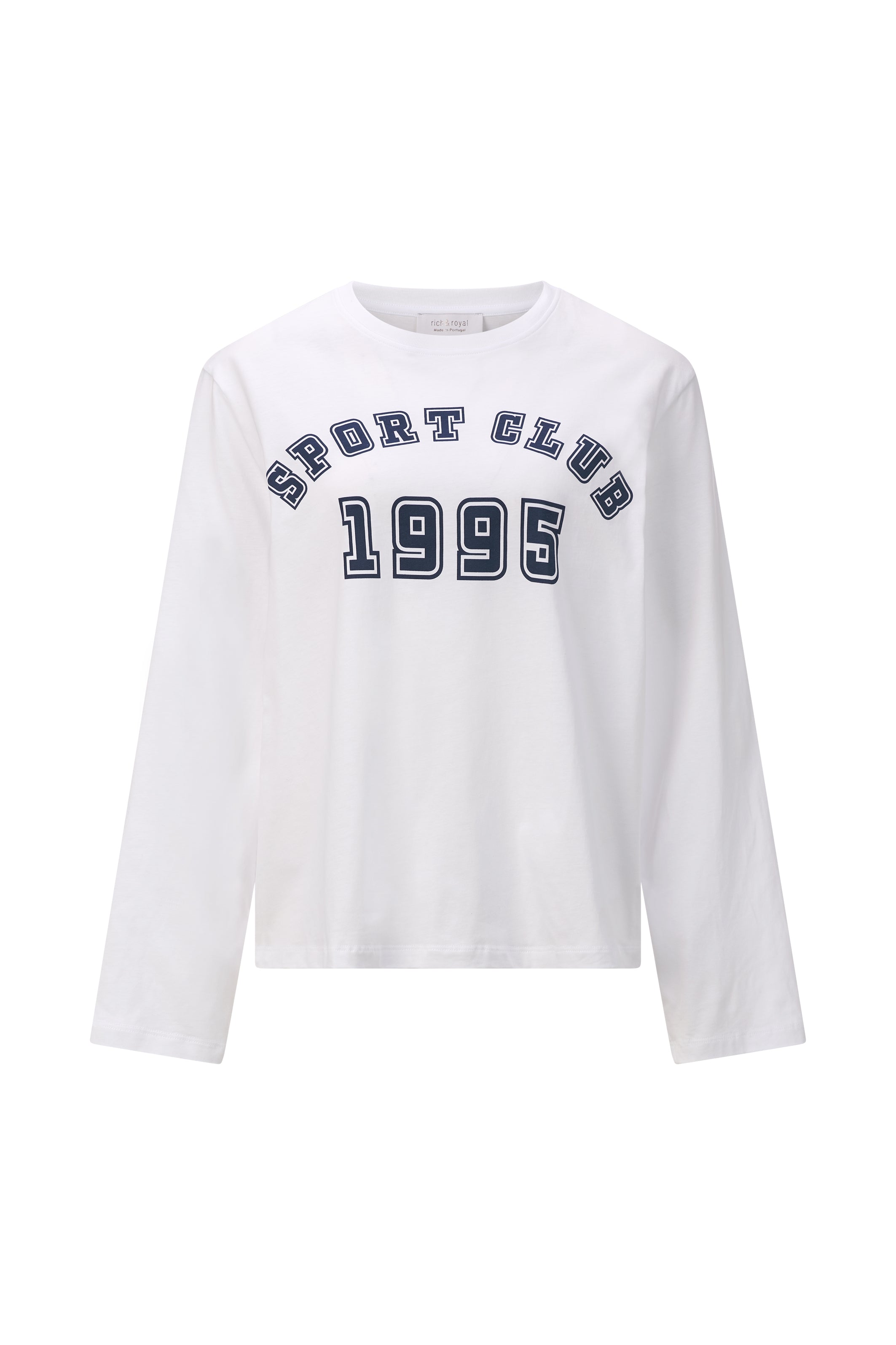 Langarmshirt mit  "Sport Club" Print