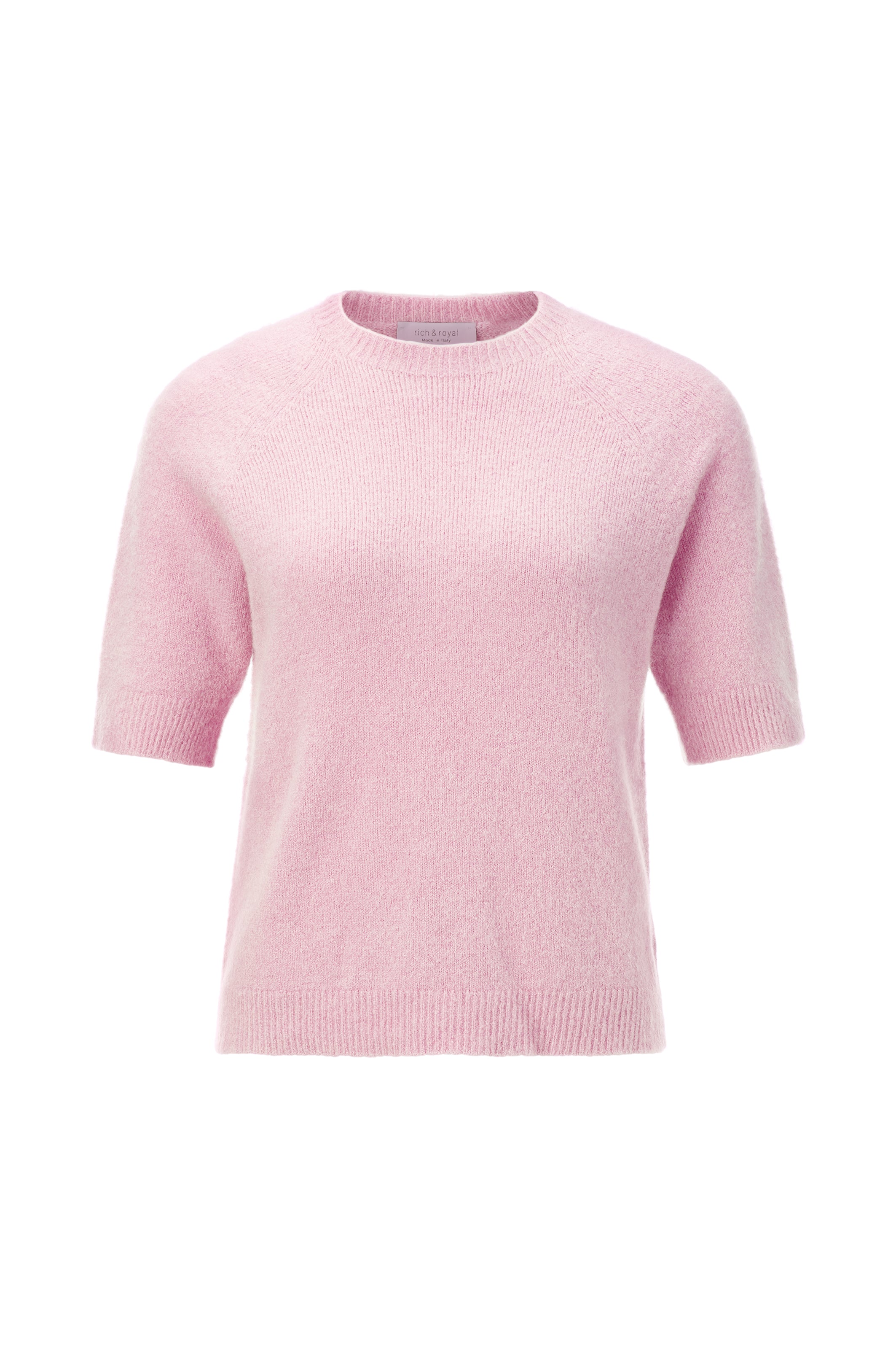 Feinstrickpullover mit Kurzarm