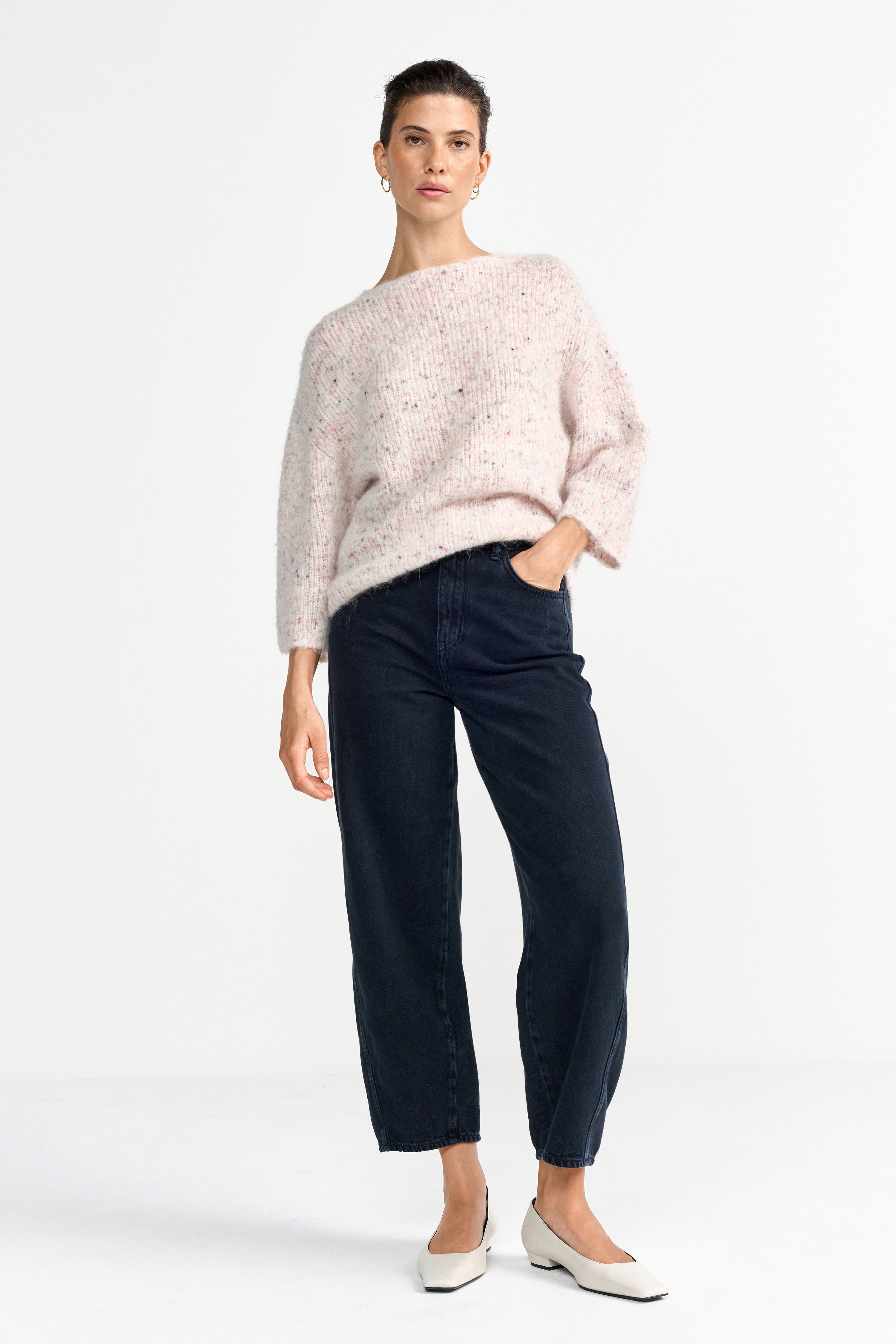 Pullover mit Bouclé-Struktur