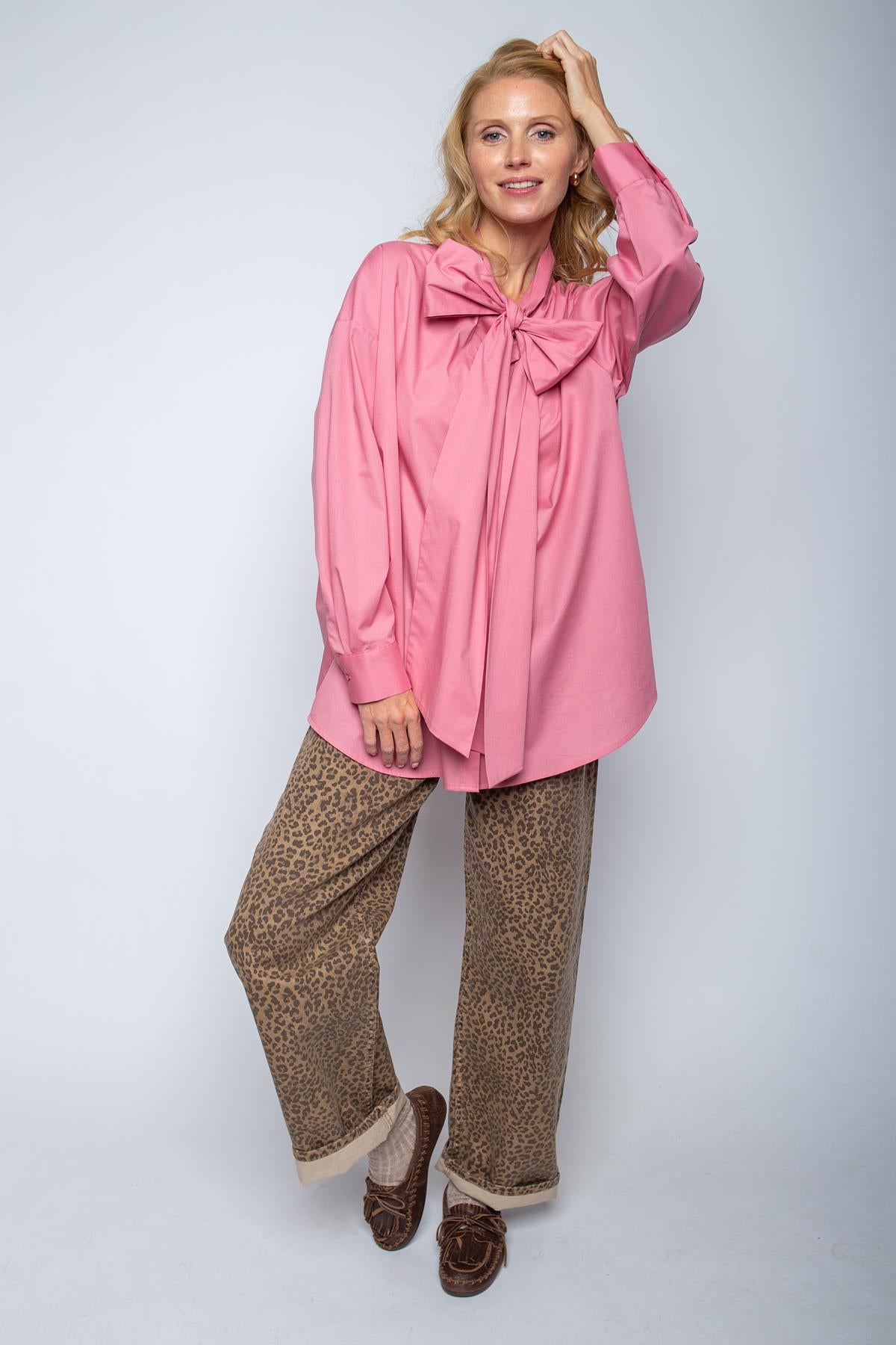 Trendy Oversize Bluse mit XXL Schluppe