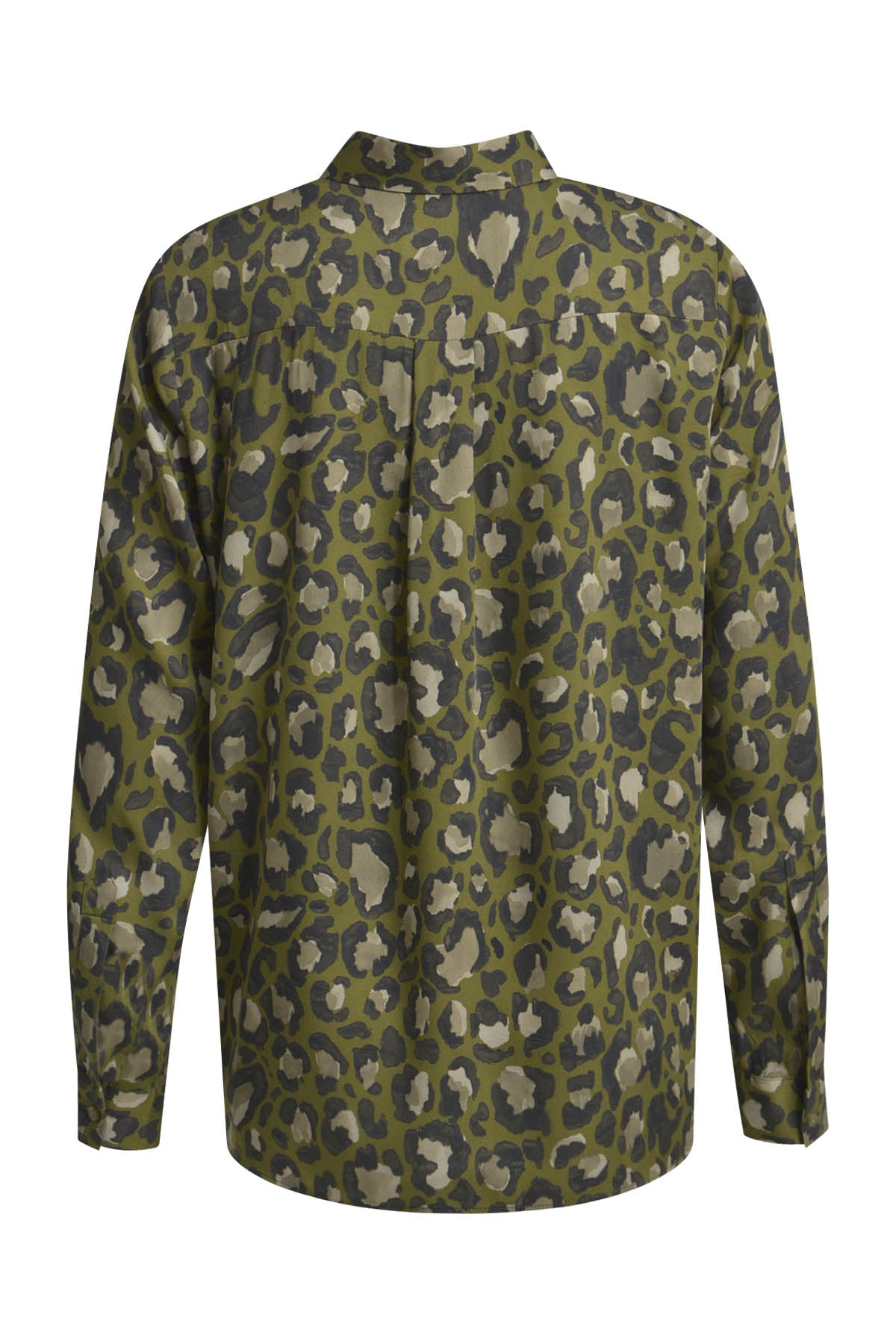 Hemdbluse mit Leo Print