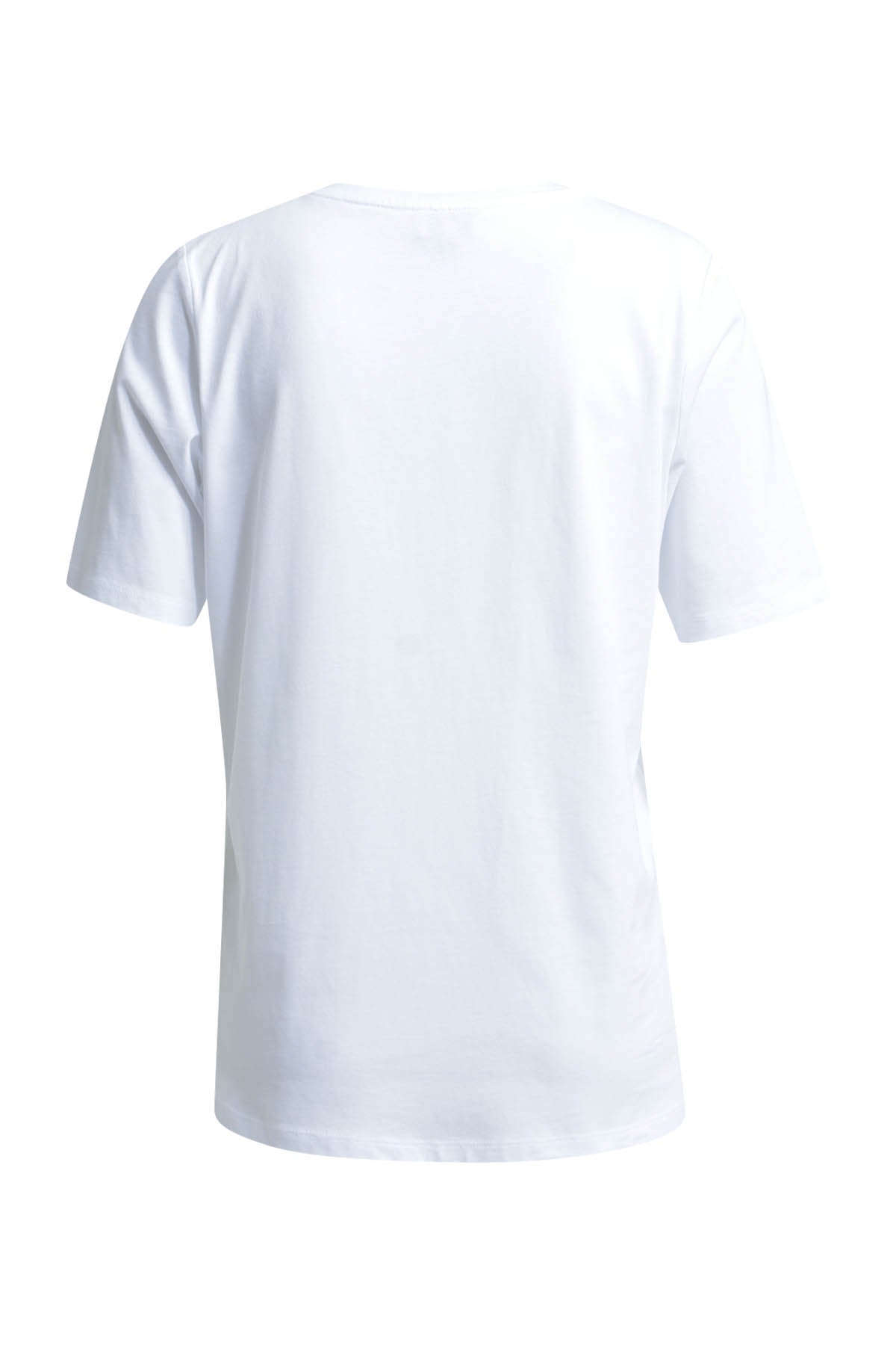 Rundhals-T-Shirt mit Schriftzug