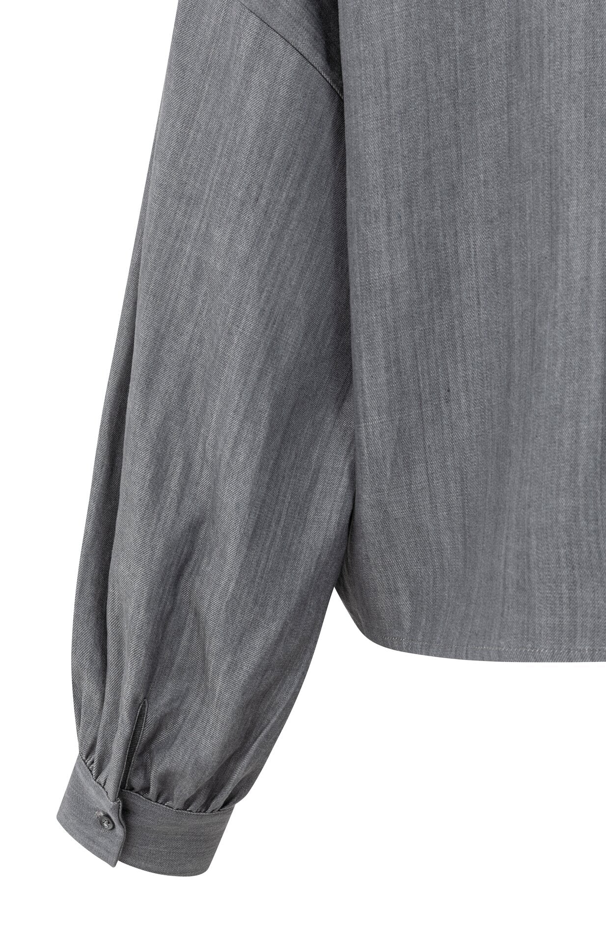 Bluse mit langen Ärmeln und Brusttasche