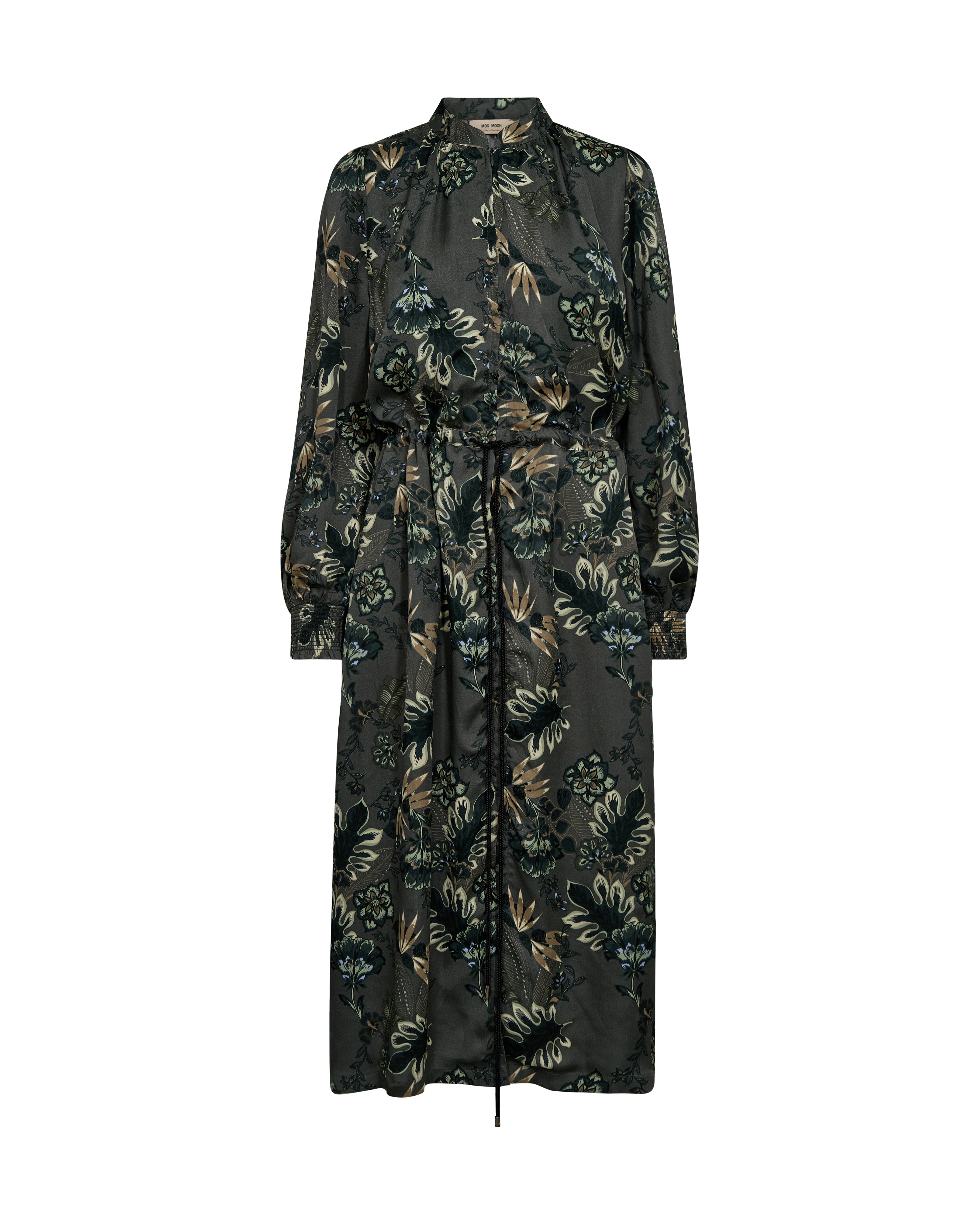 Langkleid mit floraler Eleganz