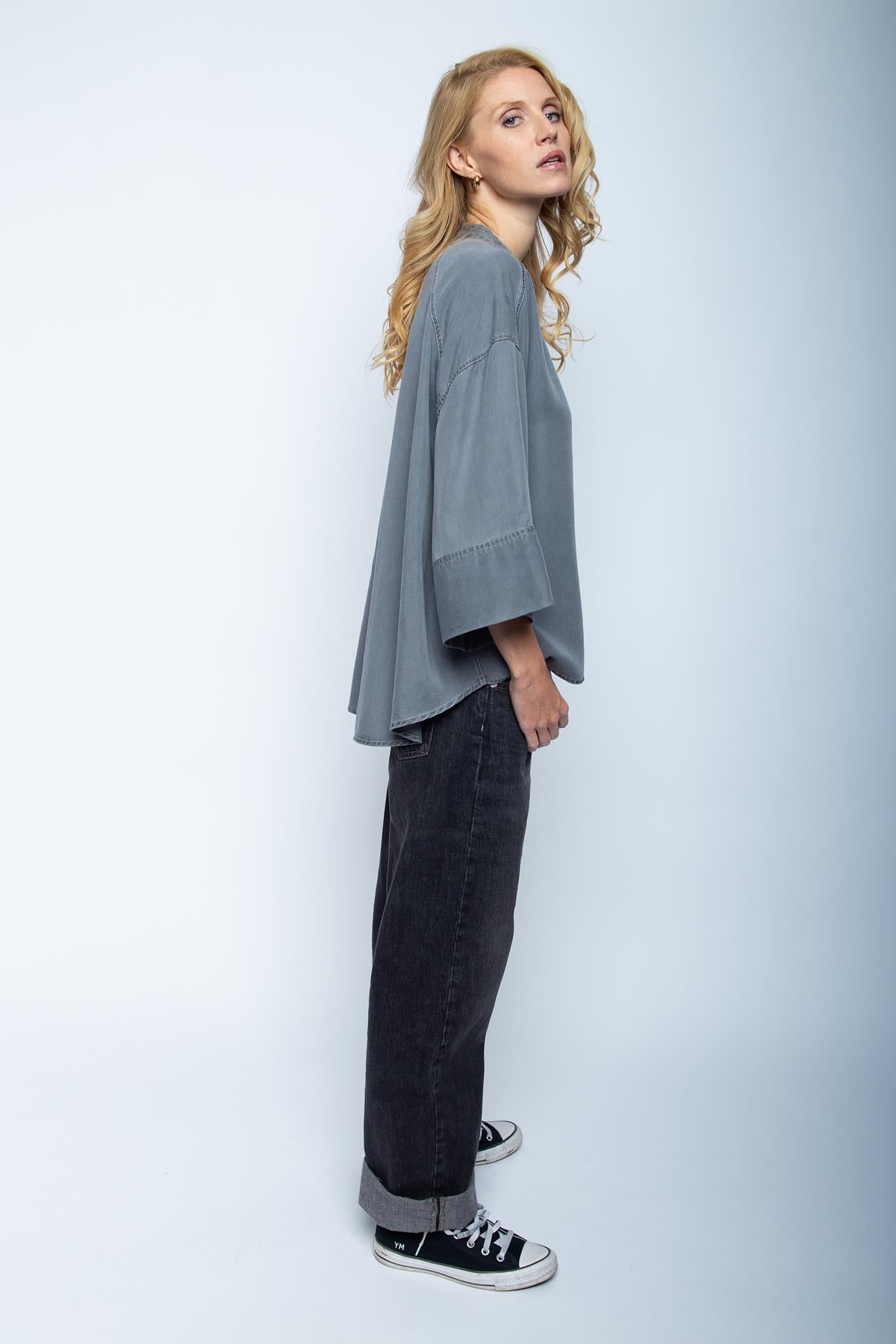 Lässige Oversize-Bluse