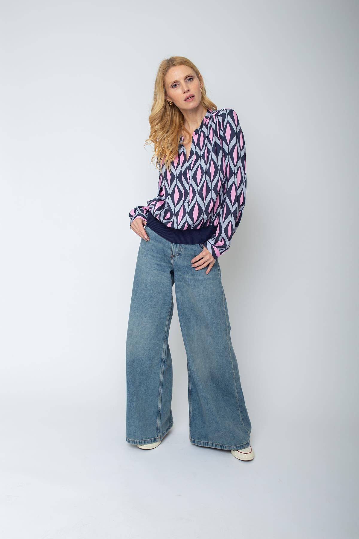 Shirtbluse mit Retro-Charme