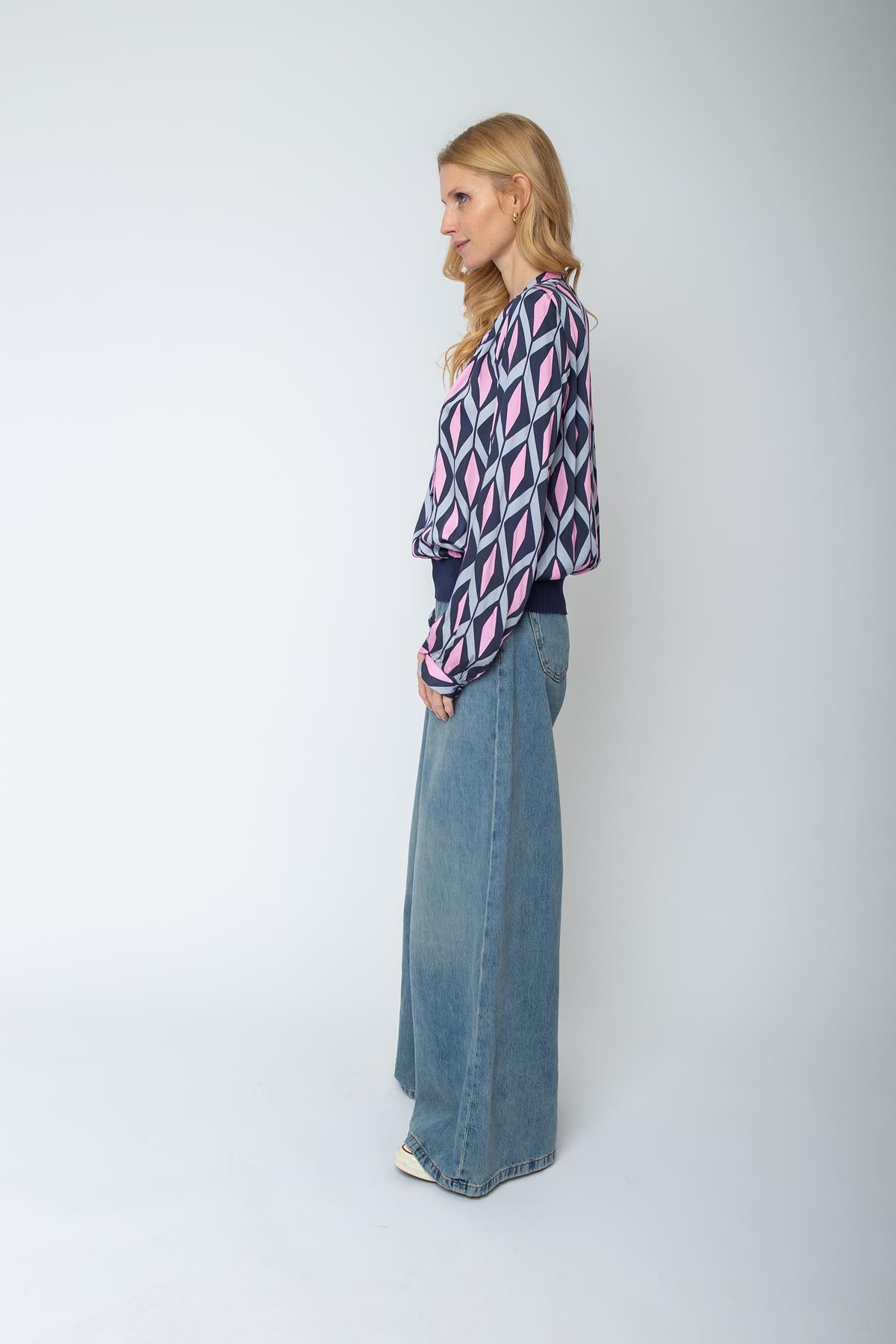Shirtbluse mit Retro-Charme