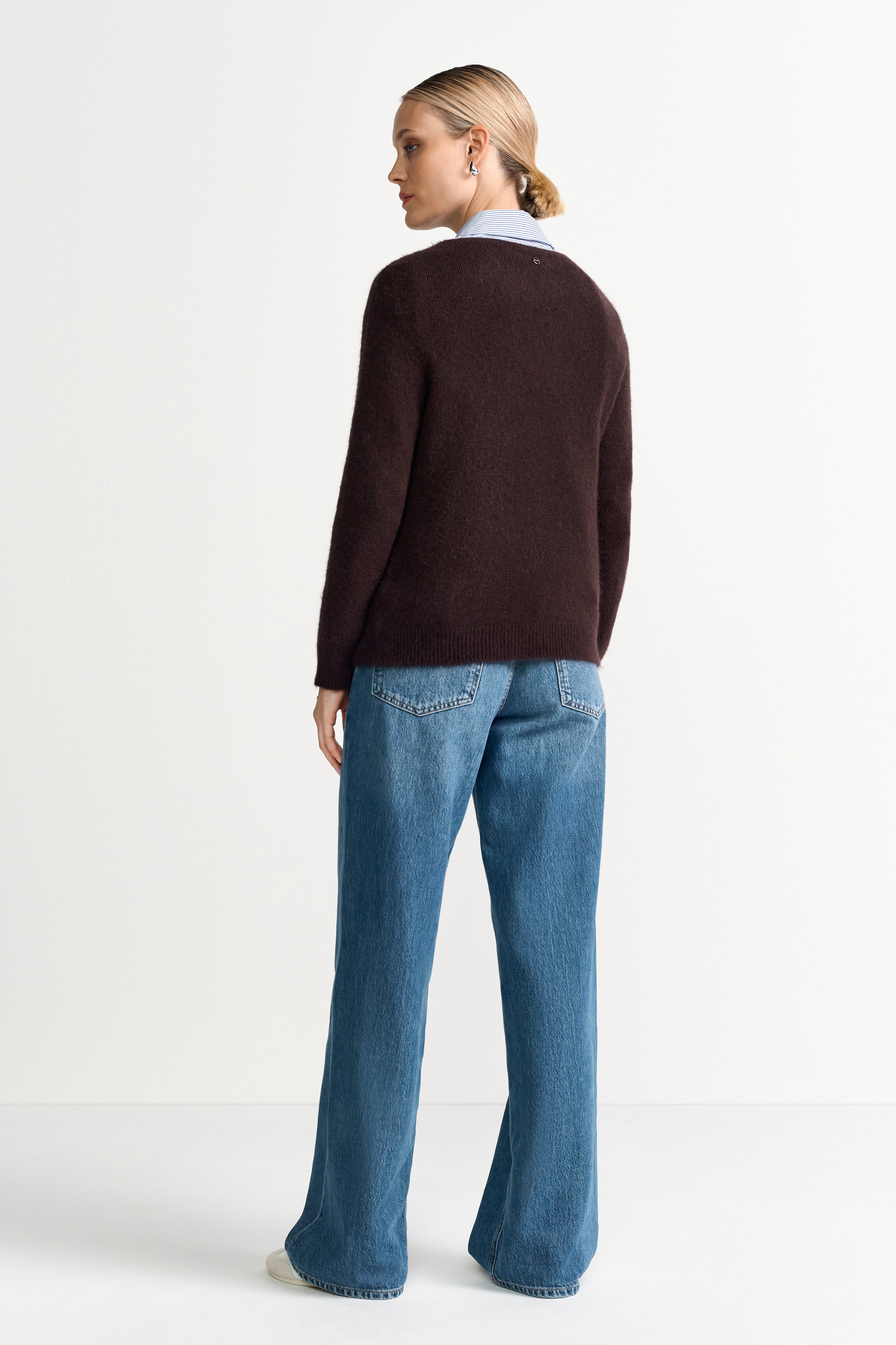 Zeitloser Strickpullover