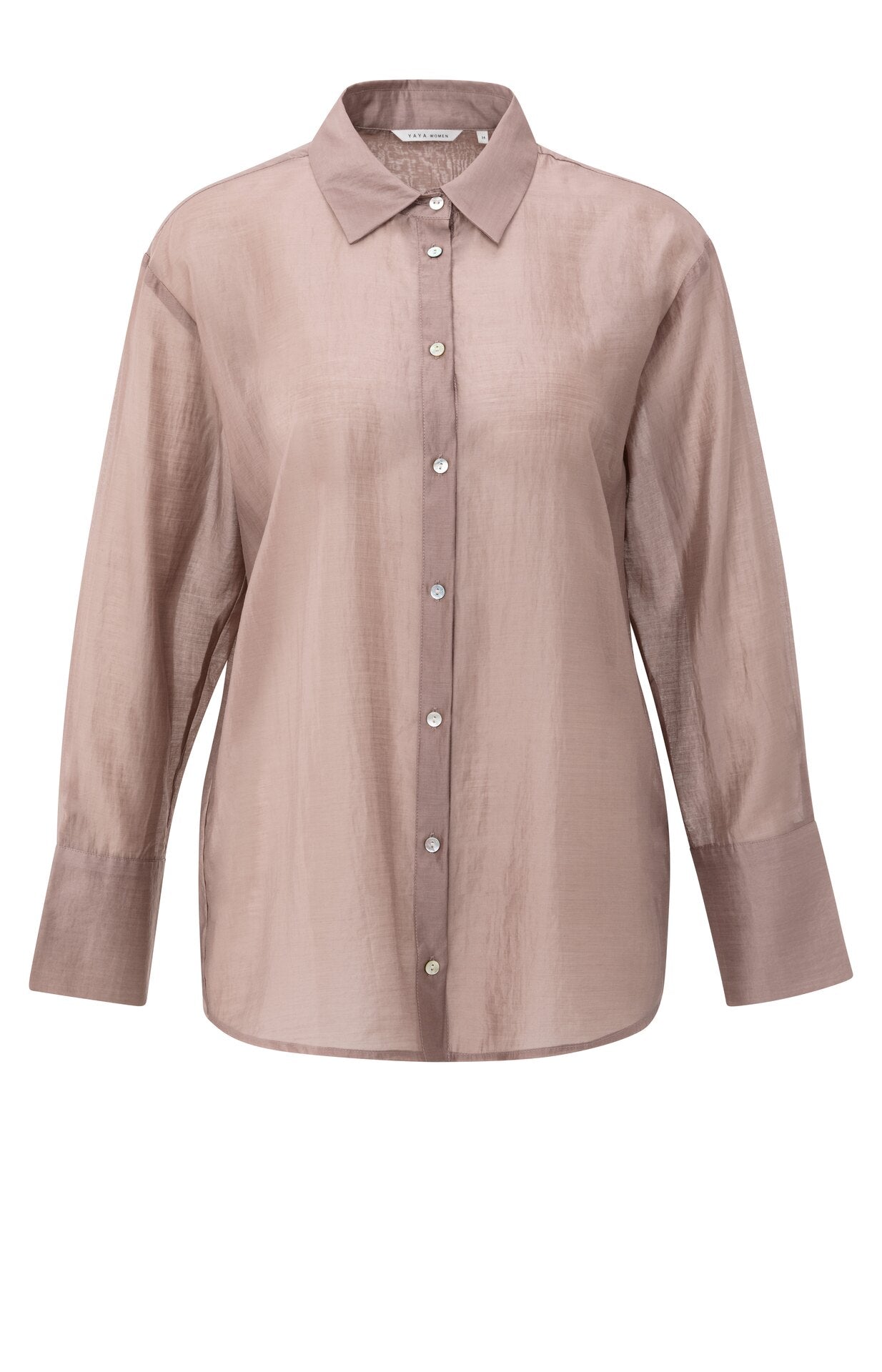 Durchsichtige Bluse mit raffiniertem Detail am Rücken