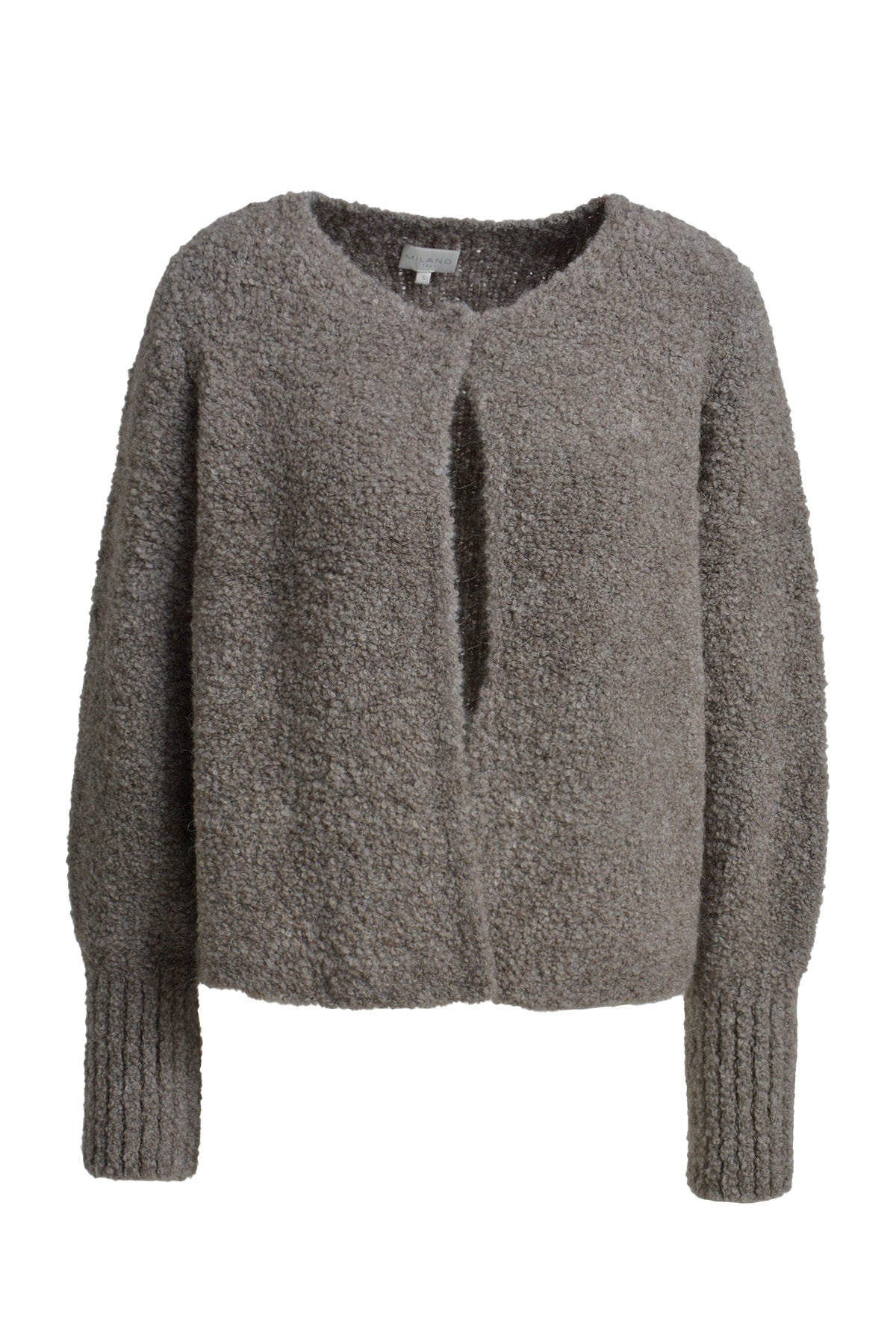 Cardigan mit Rundhalsausschnitt und Knopfdetail