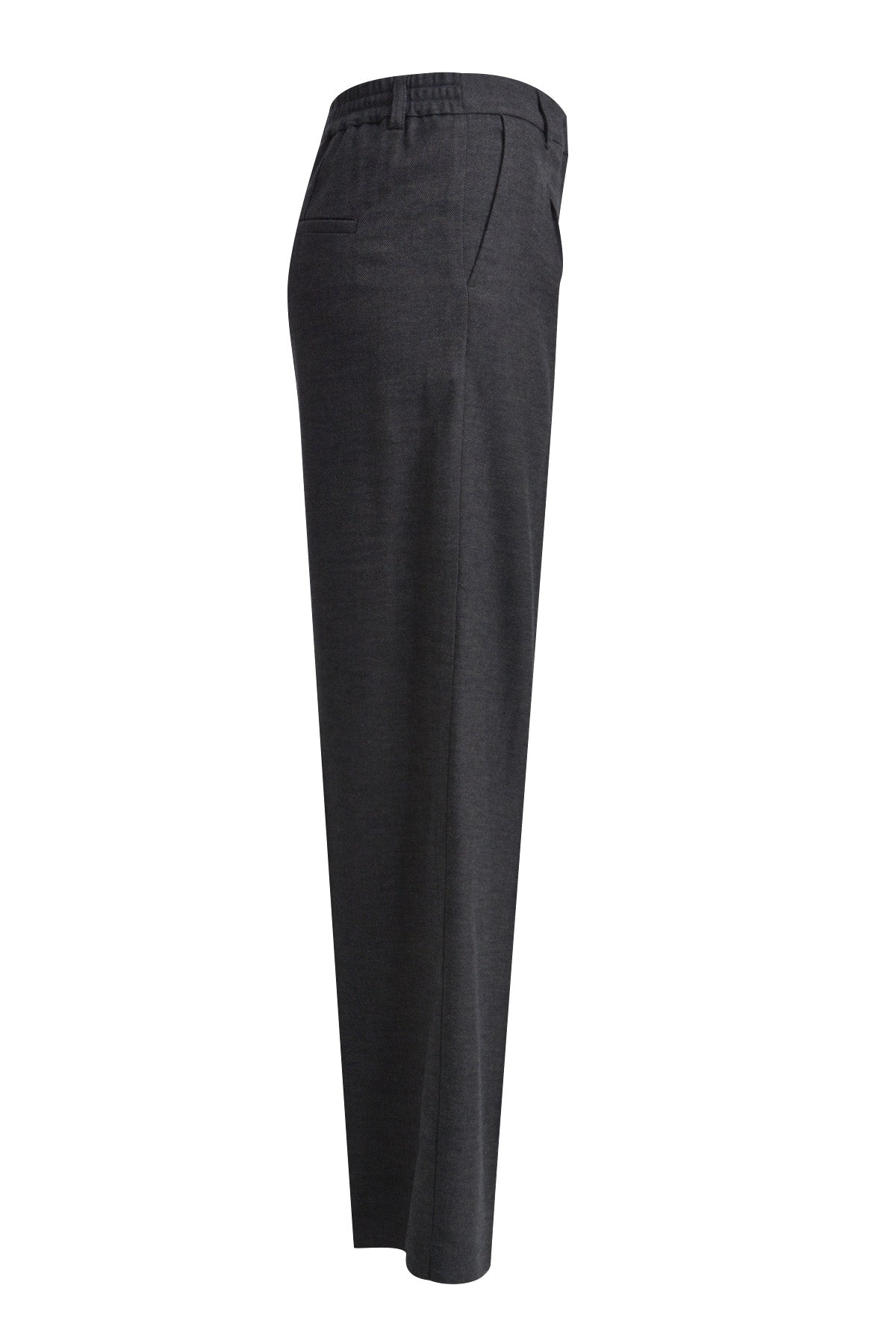Plisseehose mit weitem Bein